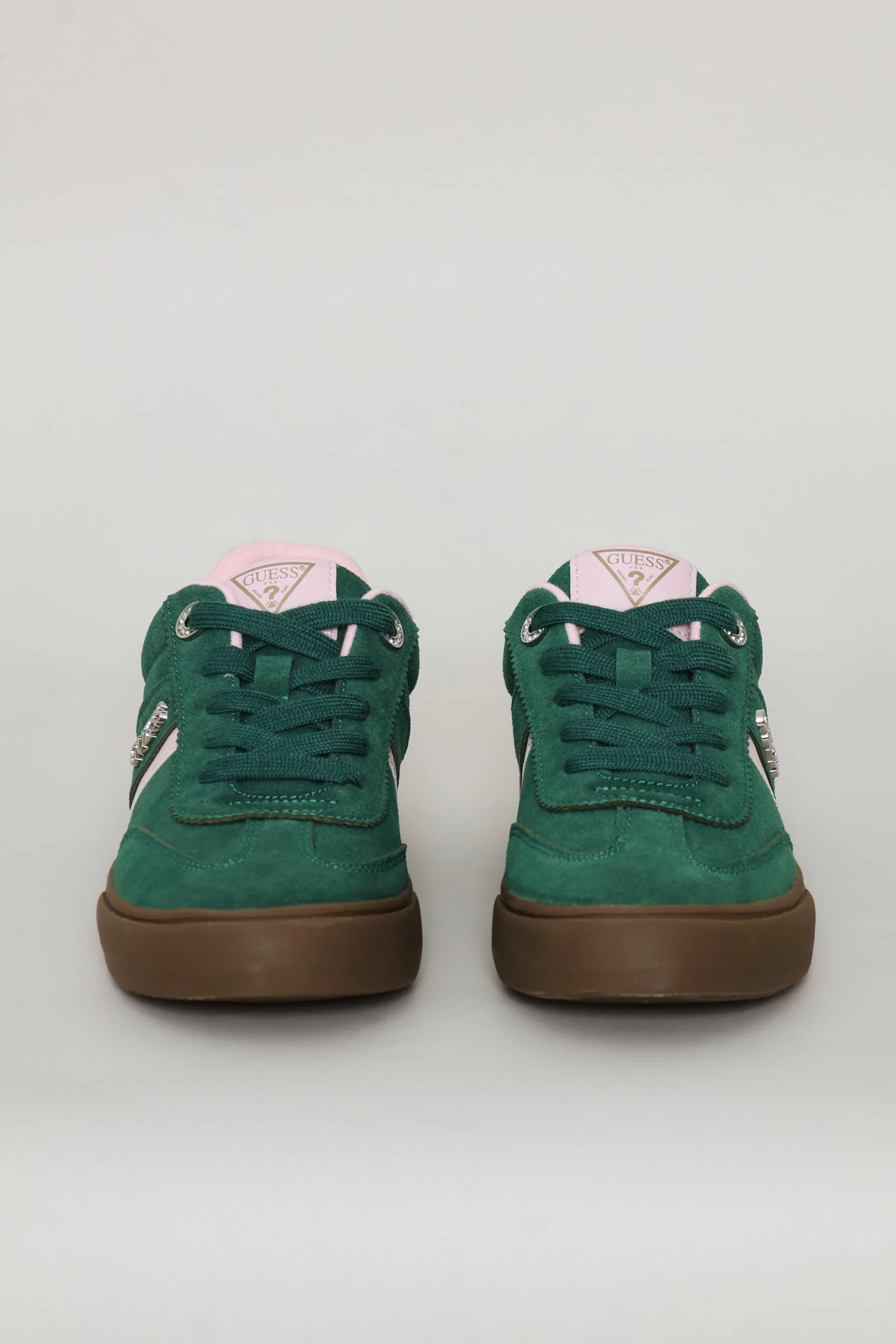 Mock Suede Gumsole Sneaker - Green - Image 5