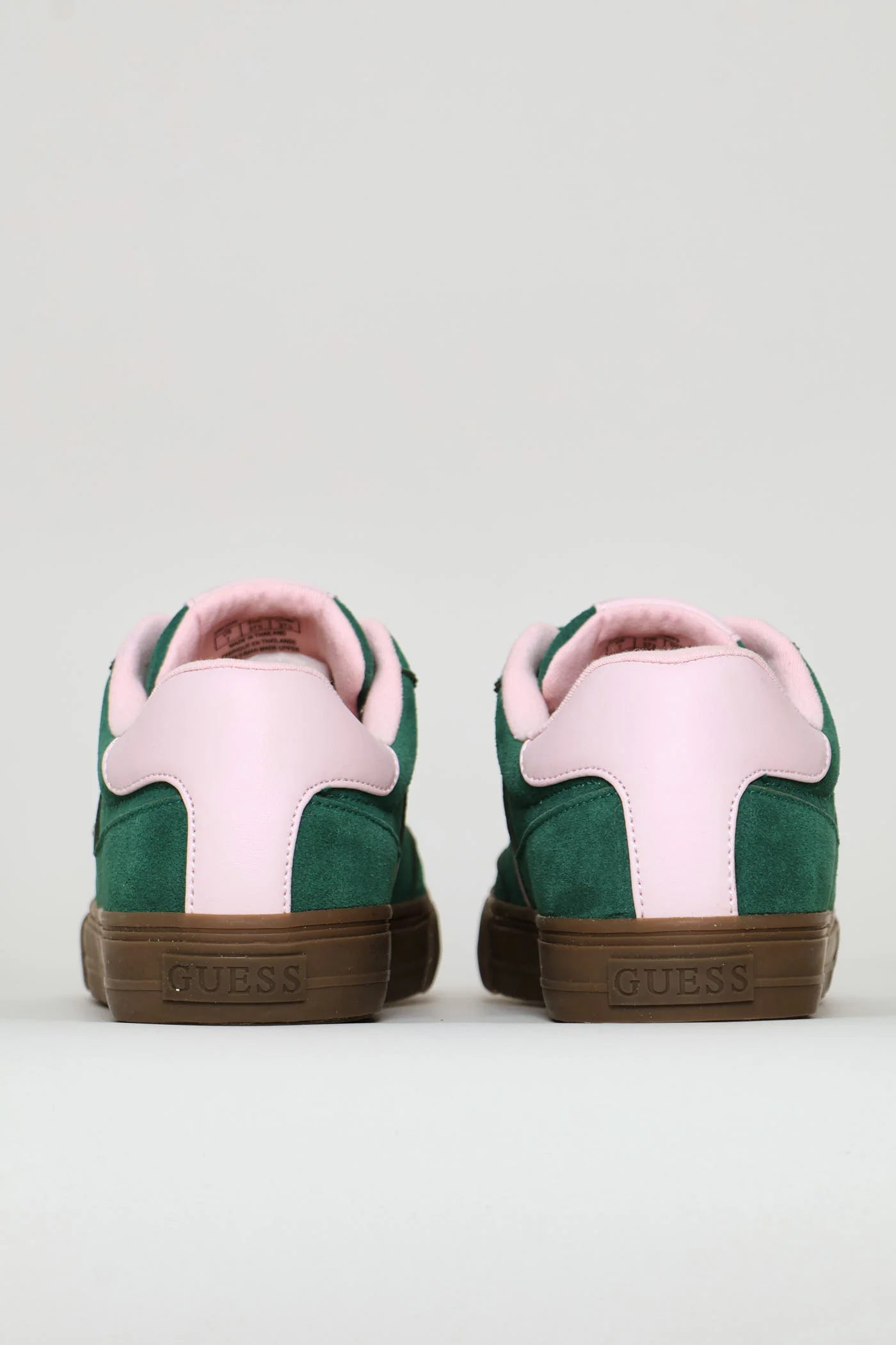 Mock Suede Gumsole Sneaker - Green - Image 6