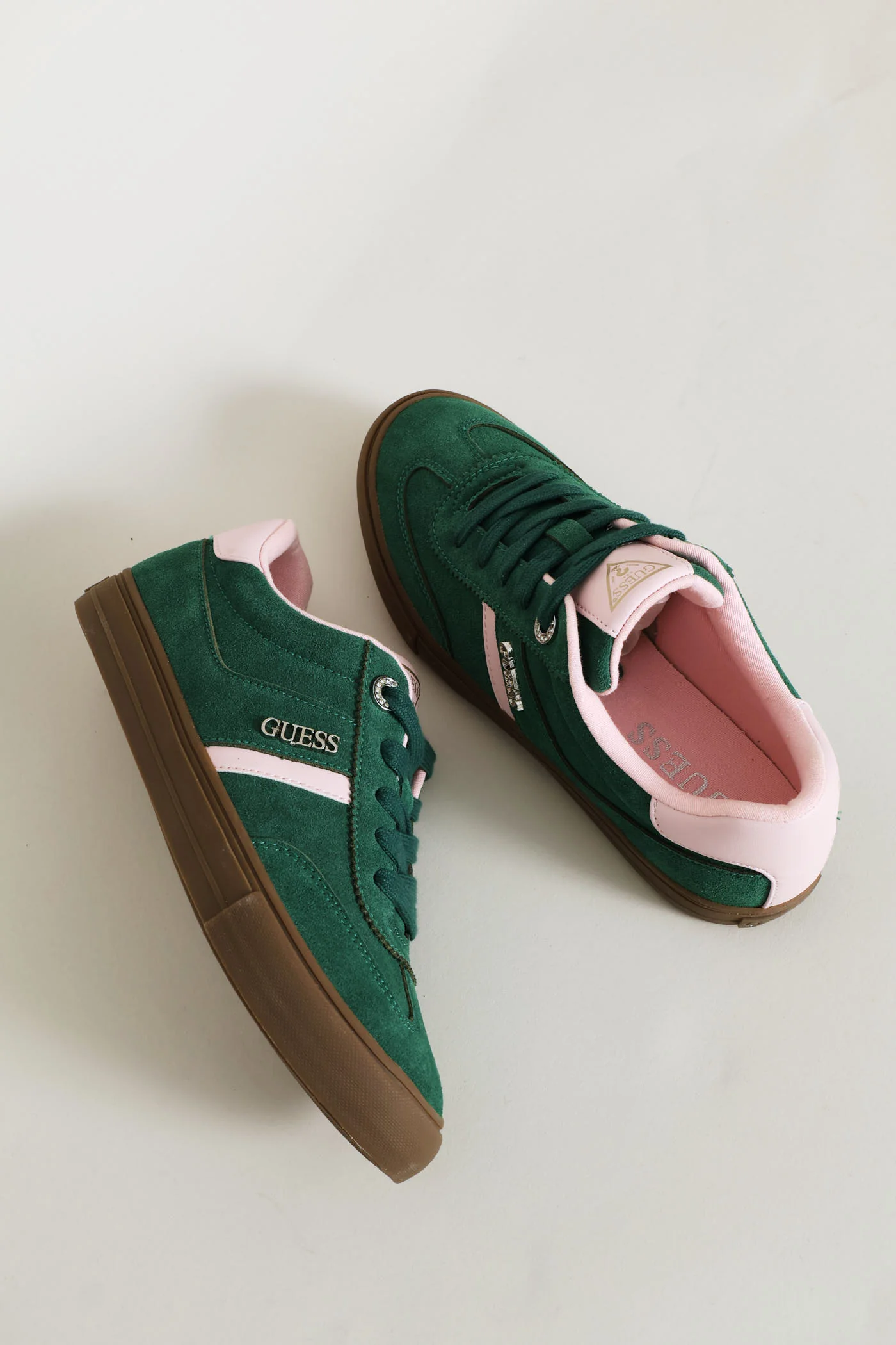 Mock Suede Gumsole Sneaker - Green - Image 7