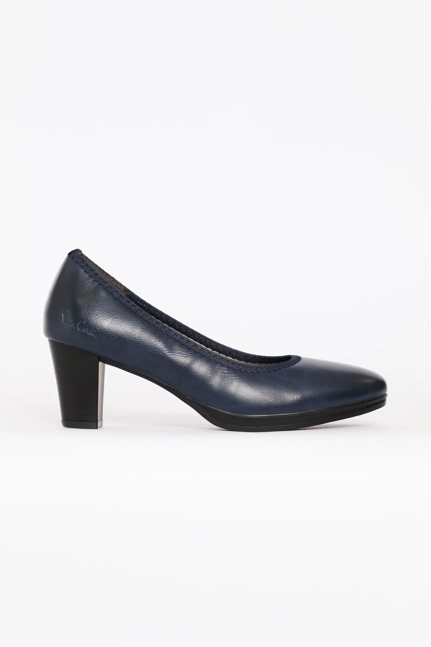 Modern Court Heel - Navy - Image 3