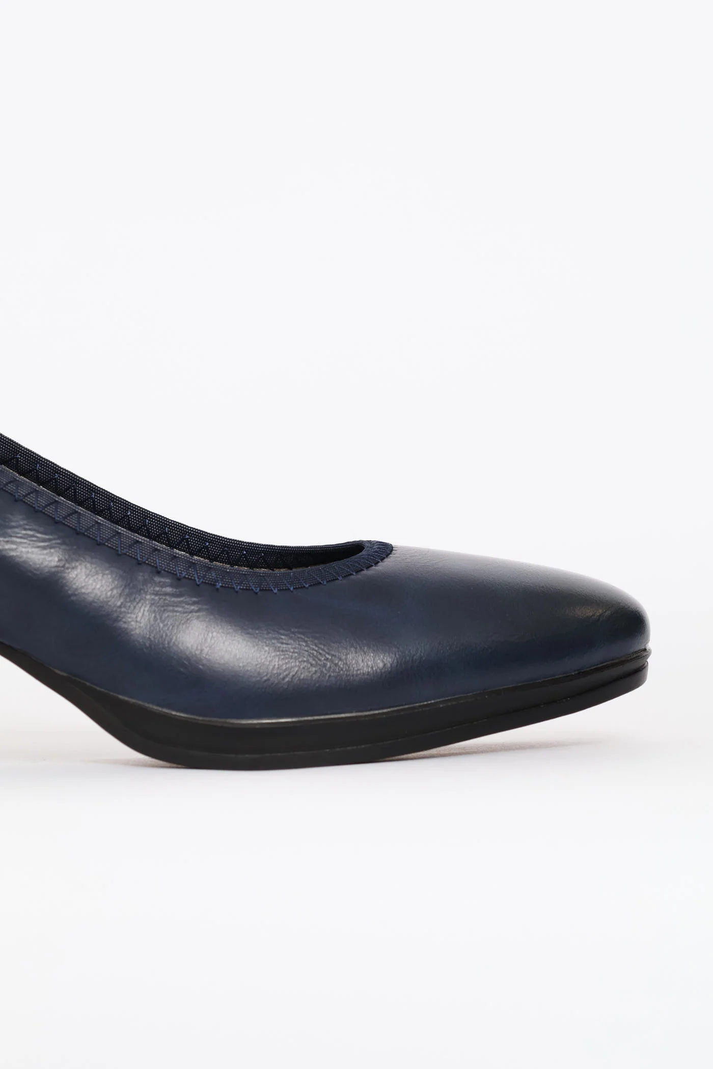 Modern Court Heel - Navy - Image 5