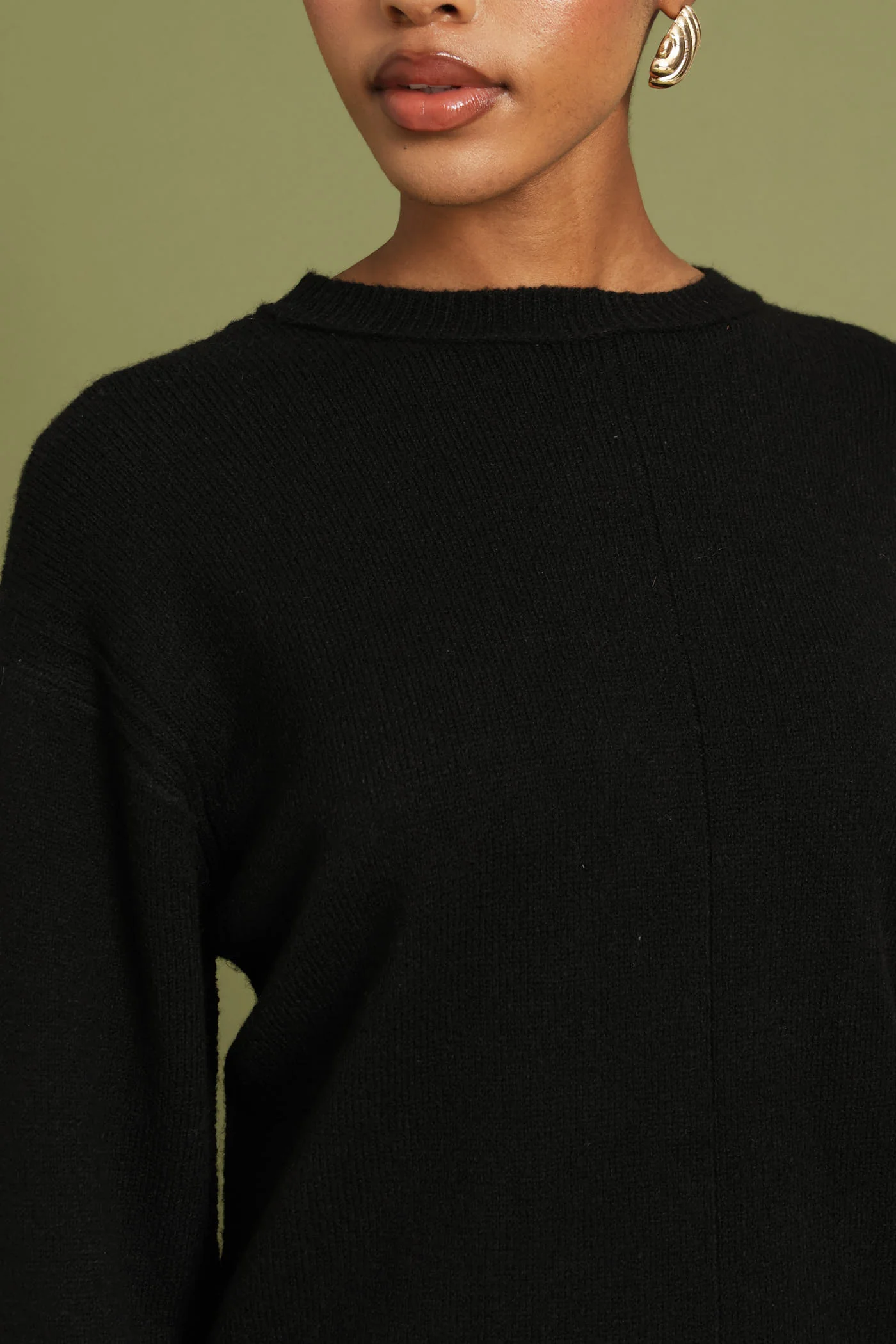 Knitwear Pullover - Black - Image 2