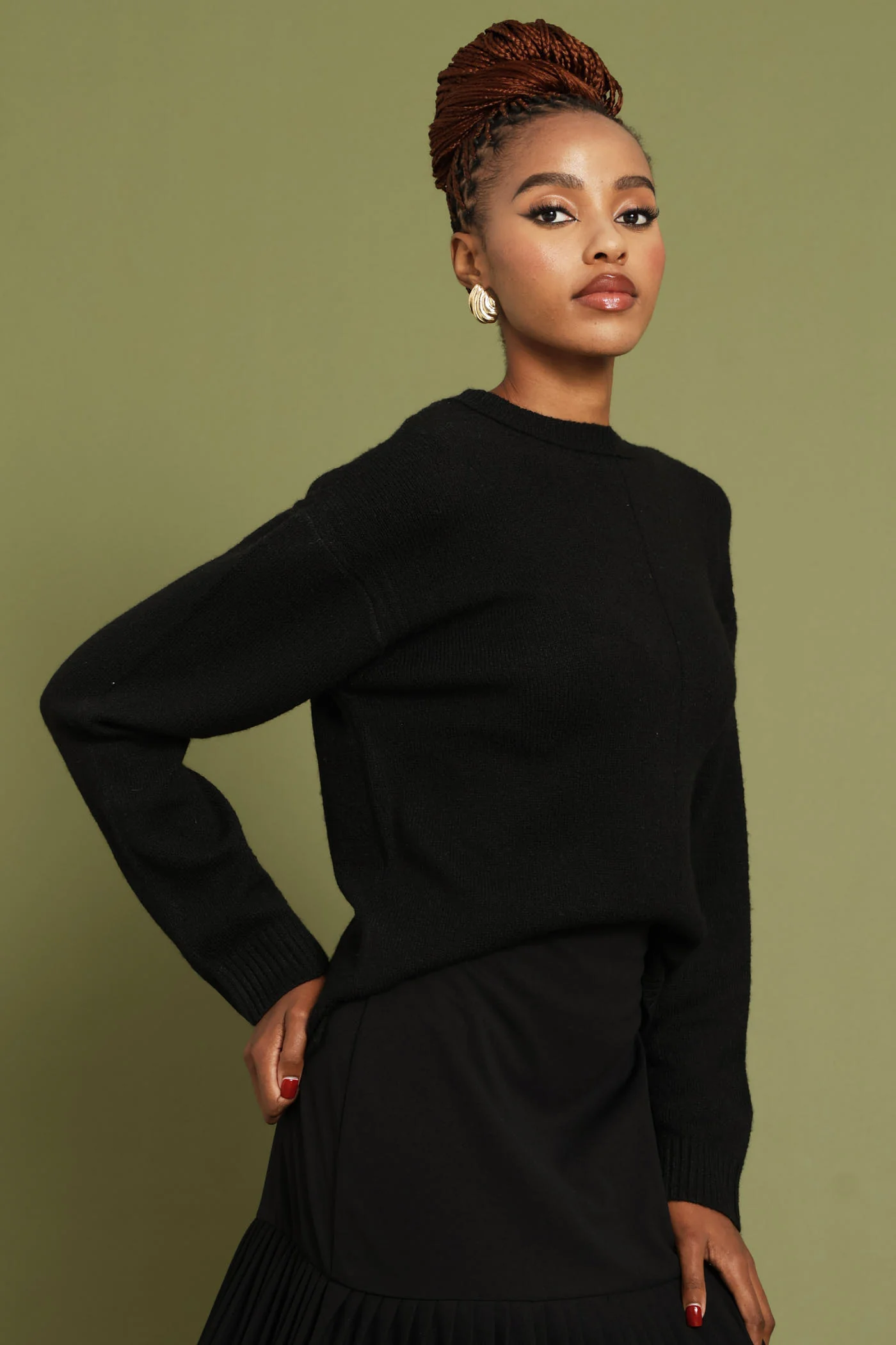 Knitwear Pullover - Black - Image 3