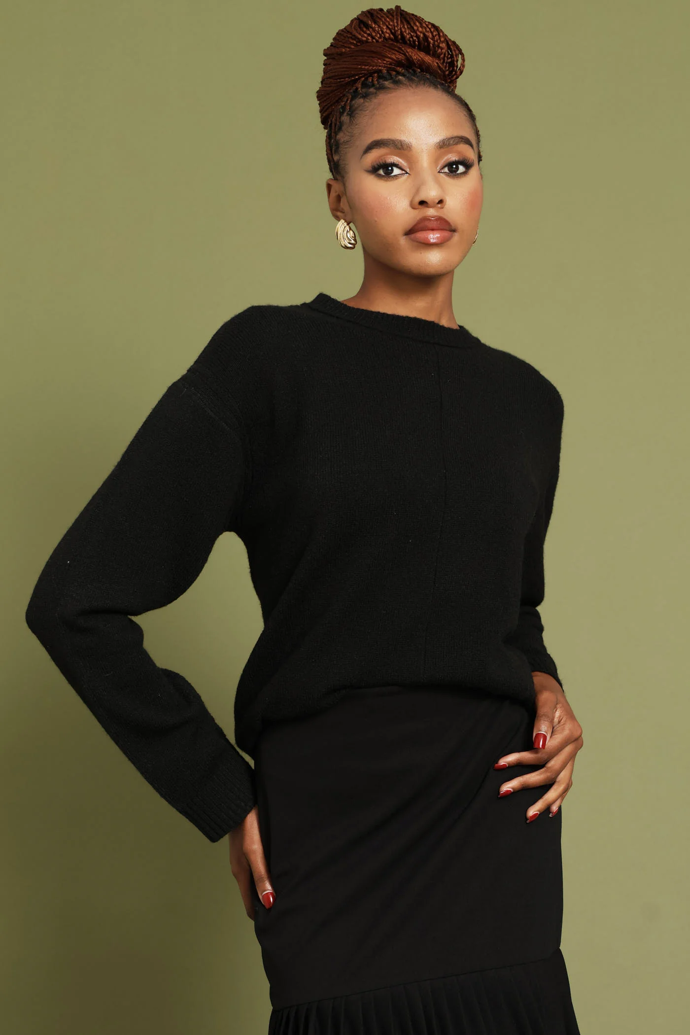 Knitwear Pullover - Black - Image 4
