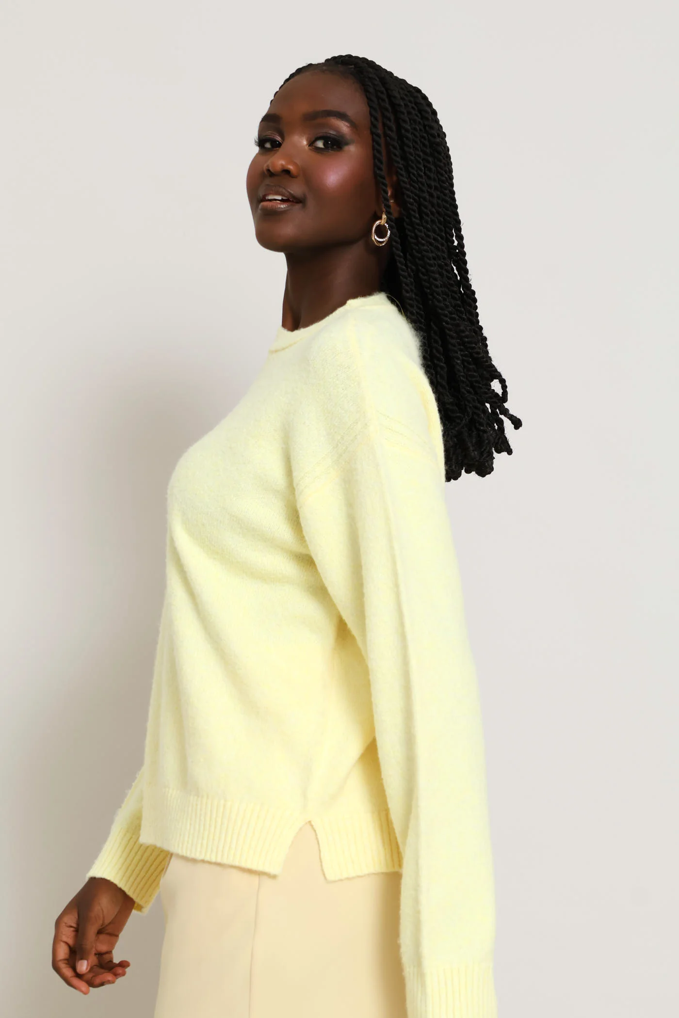 Knitwear Pullover - Butter Yellow - Image 4
