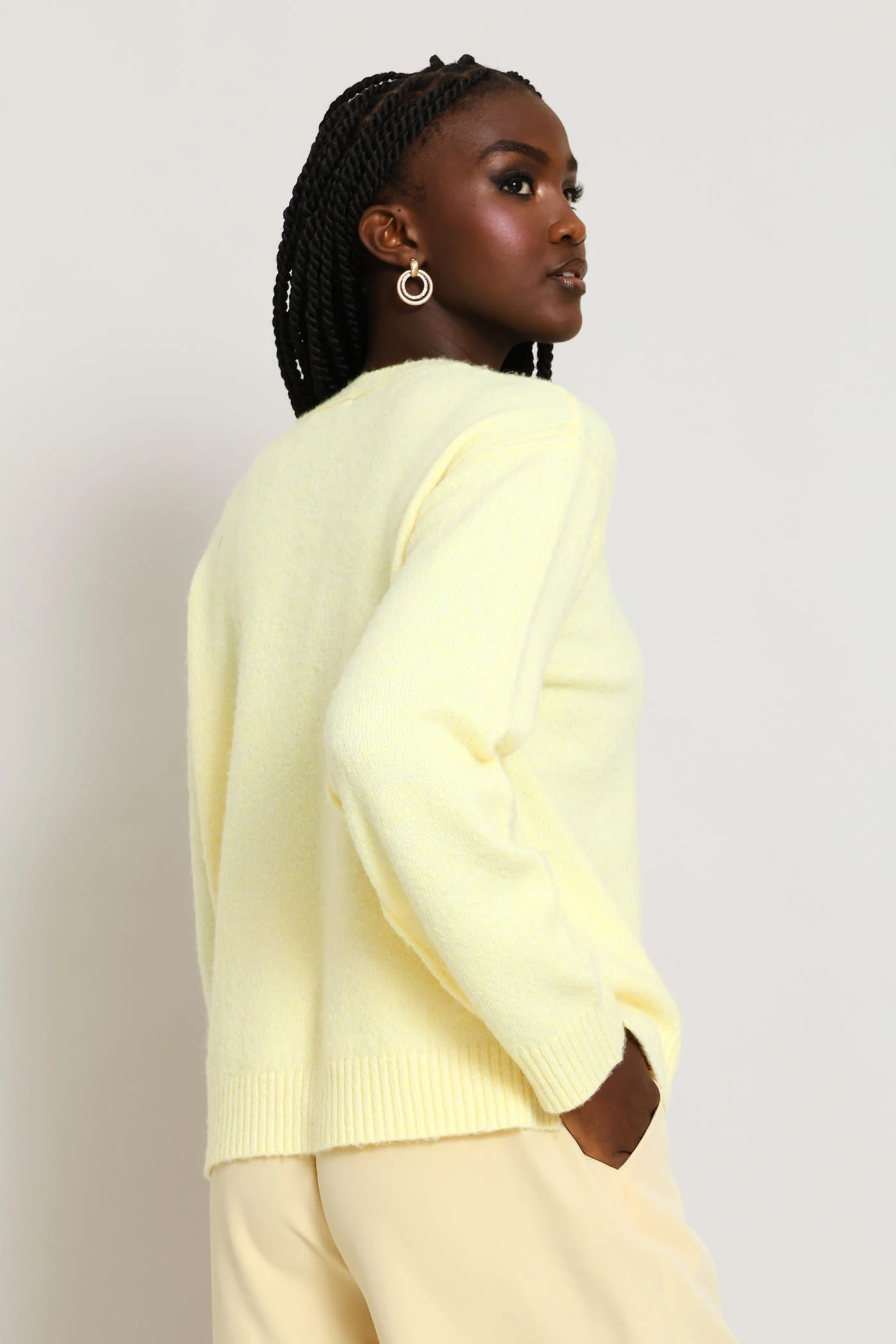 Knitwear Pullover - Butter Yellow - Image 5