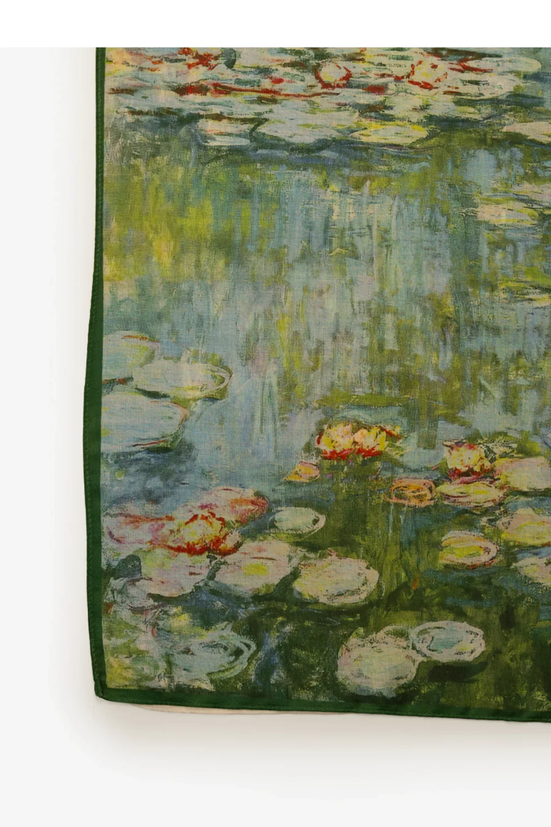 Monet Water Lillies Scarf - Multi - Image 2