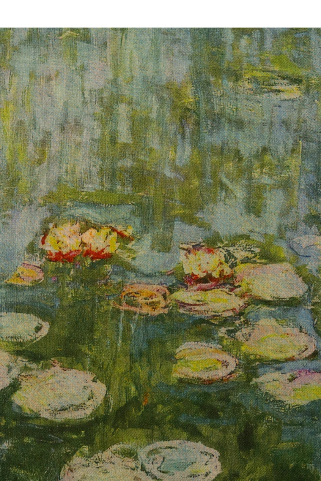 Monet Water Lillies Scarf - Multi - Image 3