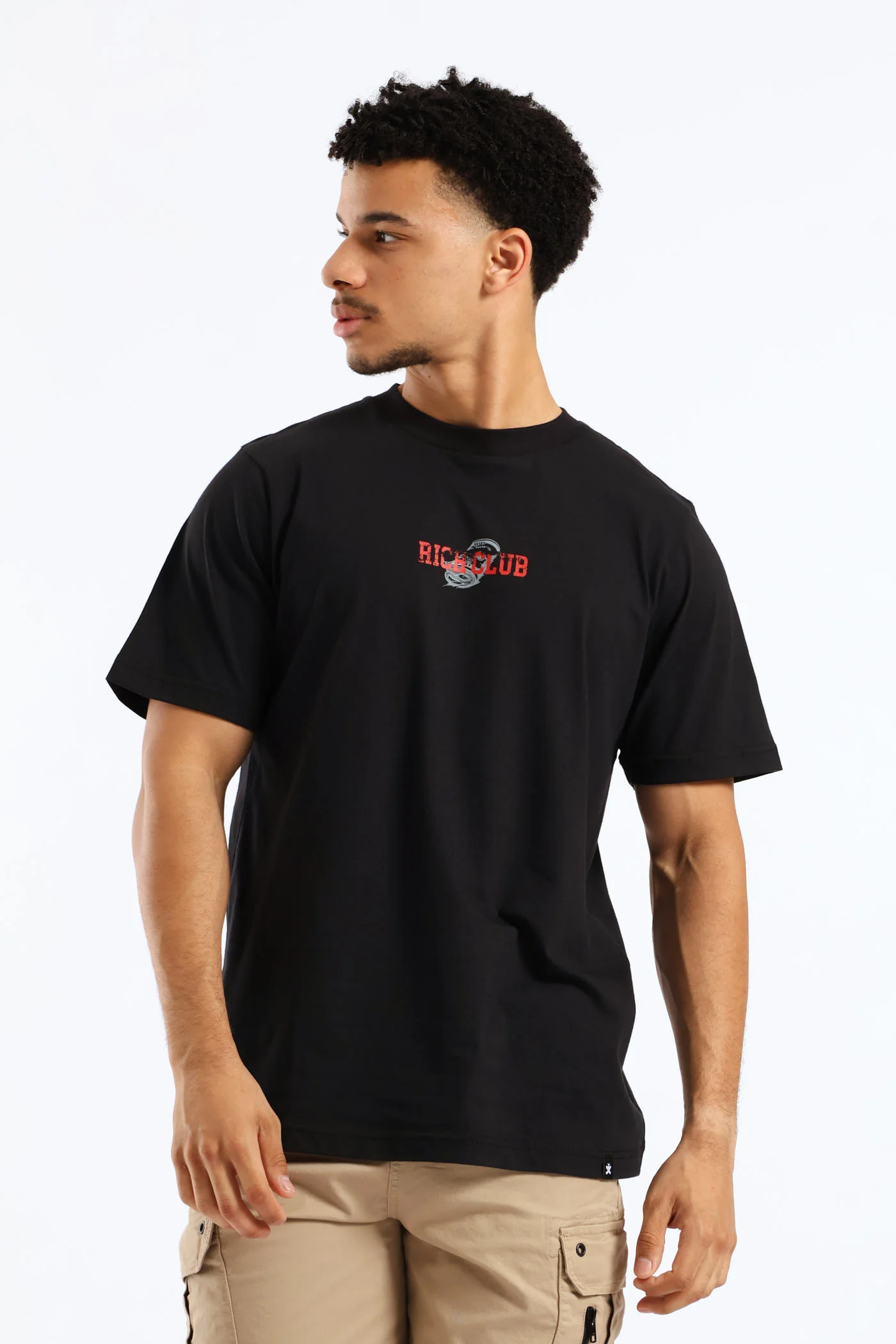 Money Print Front & Back Tee - Black - Image 2