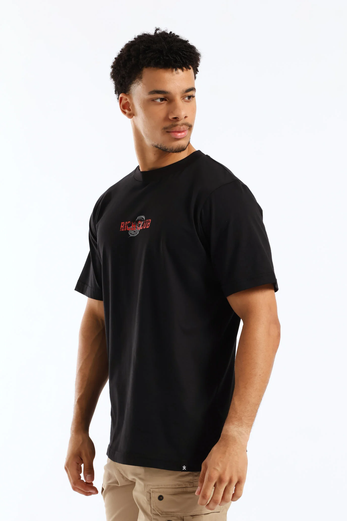 Money Print Front & Back Tee - Black - Image 3