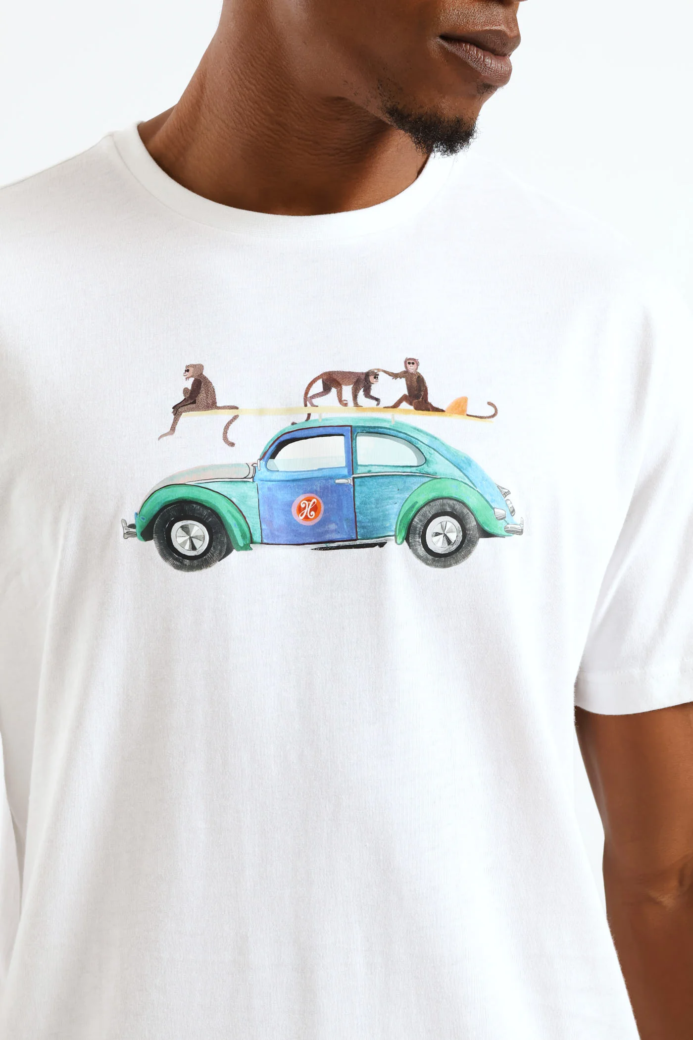 Monkey Bug Tee - White - Image 2