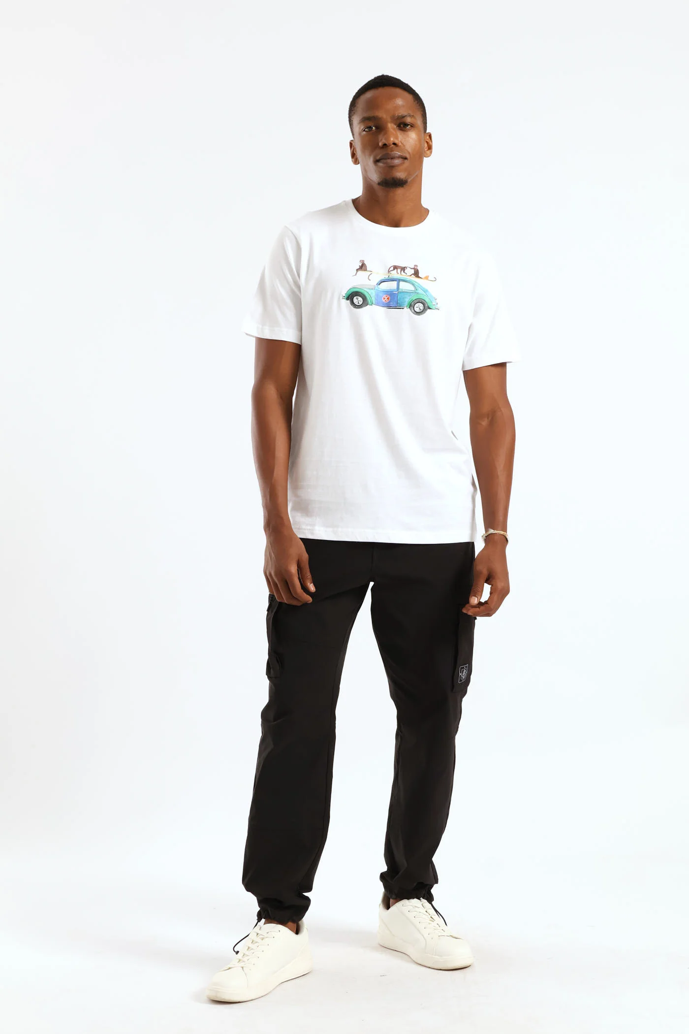 Monkey Bug Tee - White - Image 3