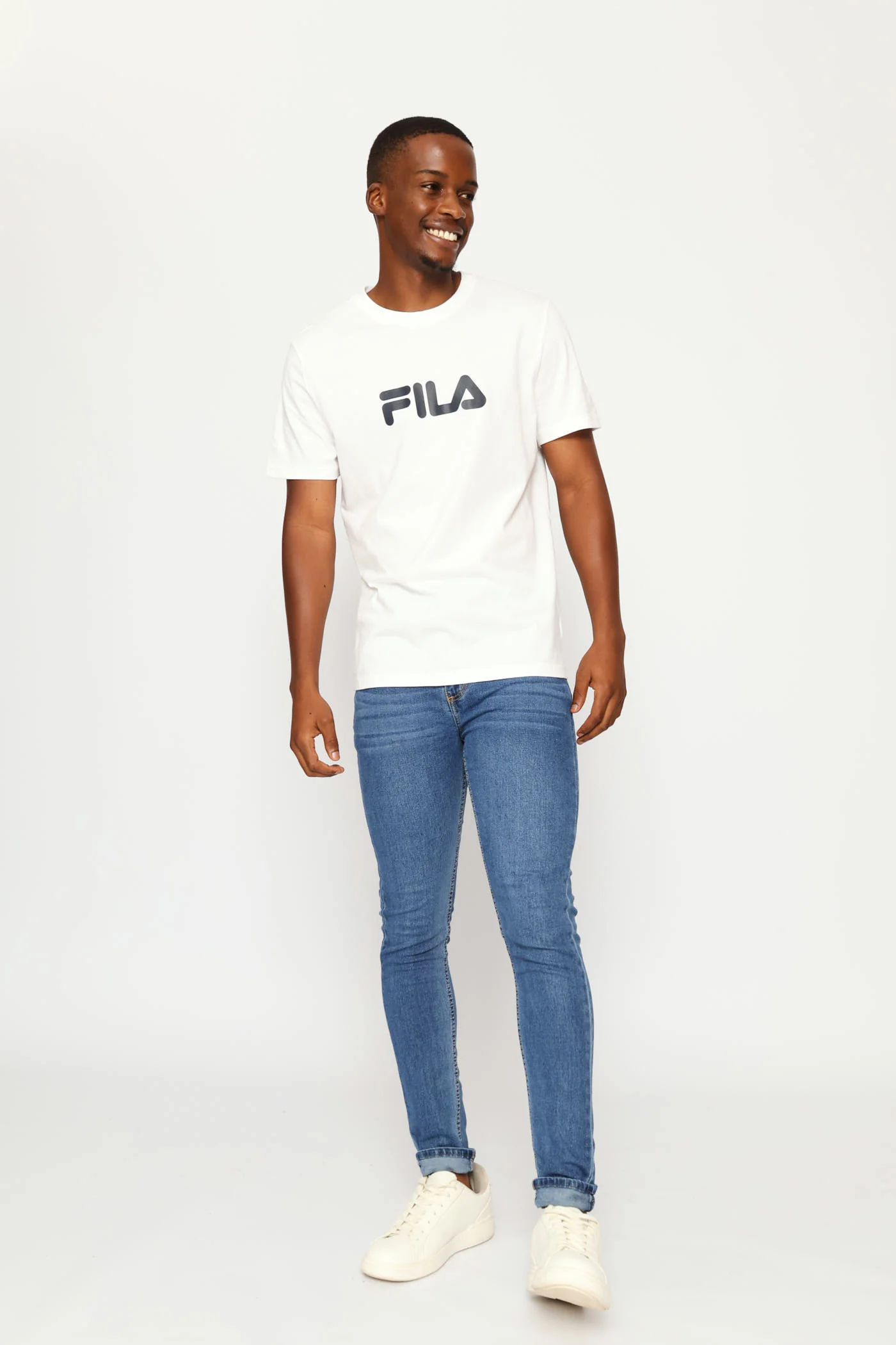 Mono Deckle T-Shirt - White - Image 6