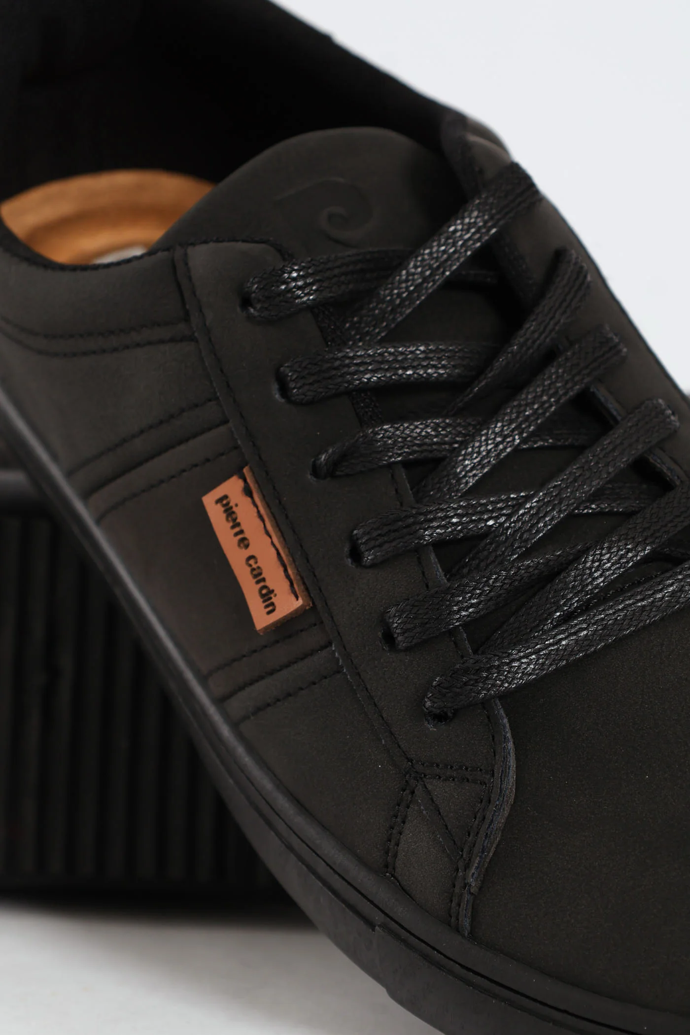 Mono Lace Up Sneaker - Black - Image 5
