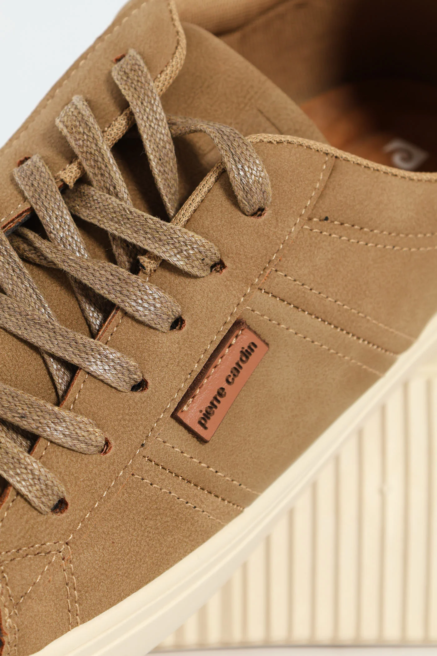 Mono Lace Up Sneaker - Taupe - Image 2