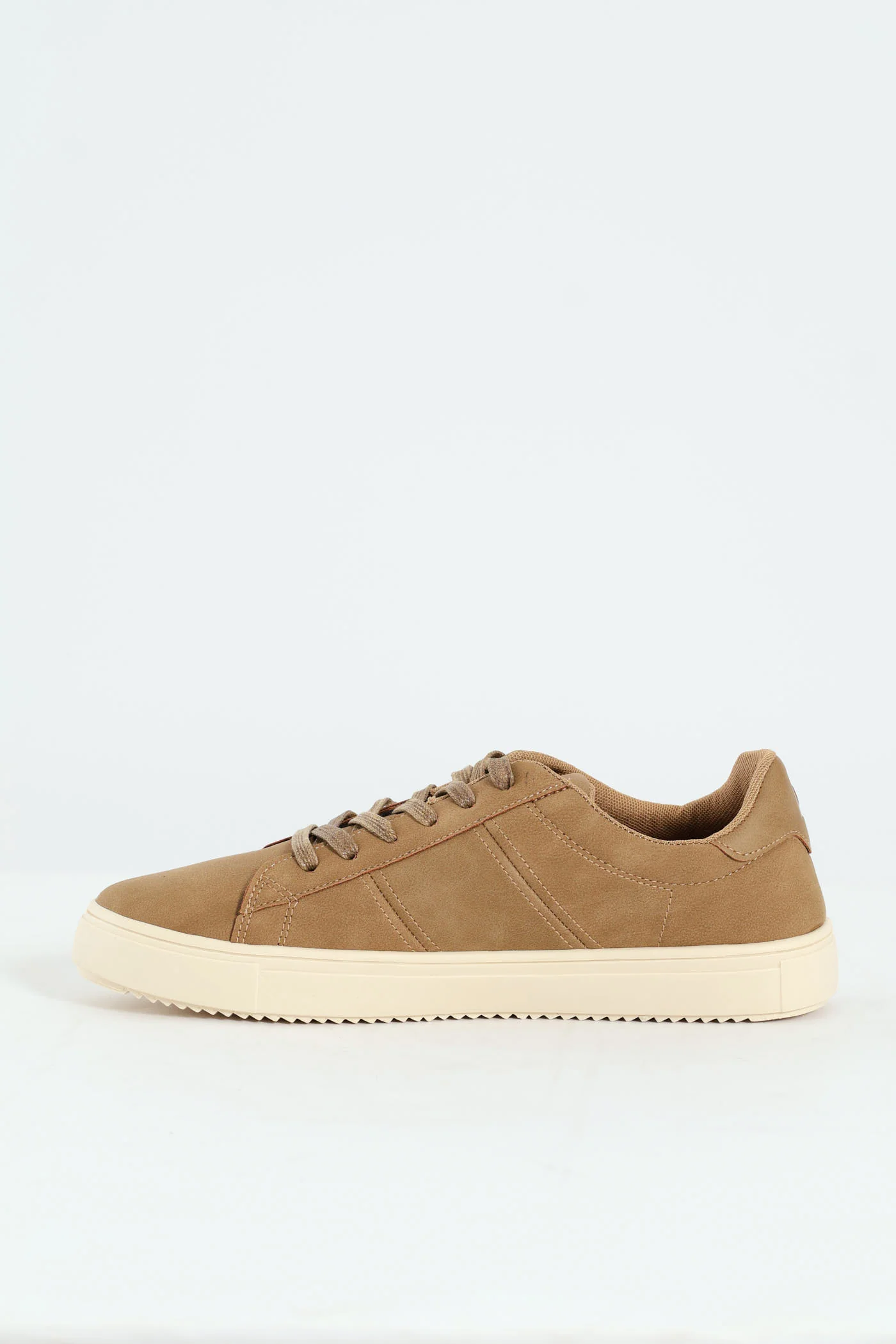 Mono Lace Up Sneaker - Taupe - Image 3