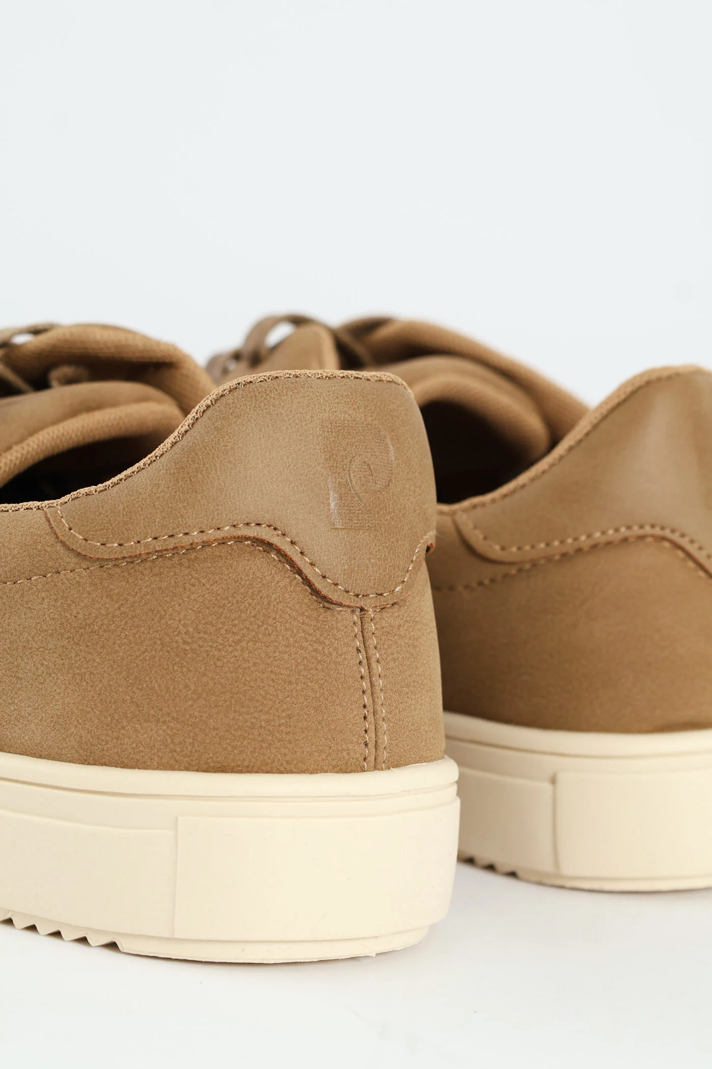 Mono Lace Up Sneaker - Taupe - Image 7