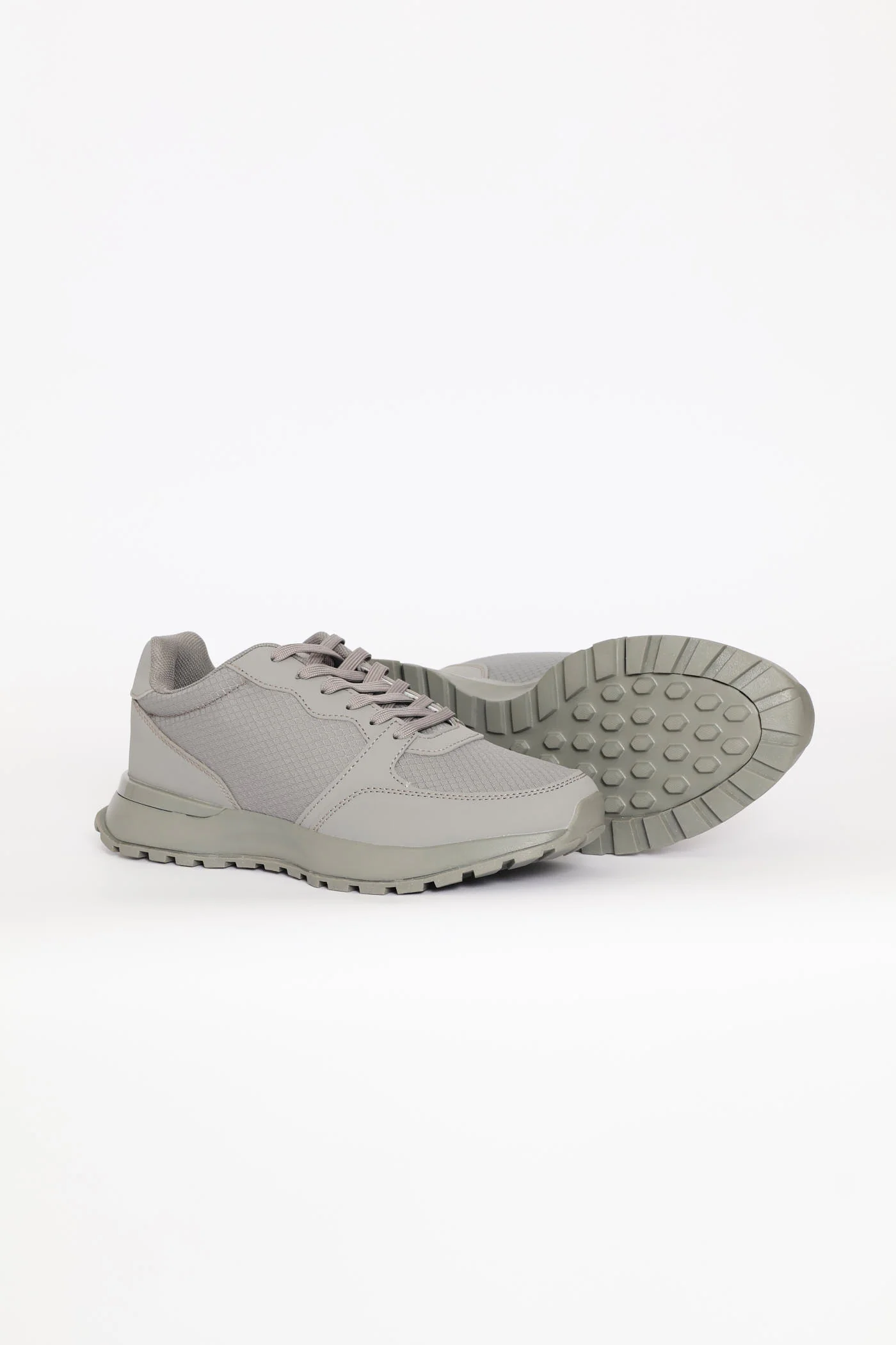 Mono Retro Trainer - Grey - Image 4