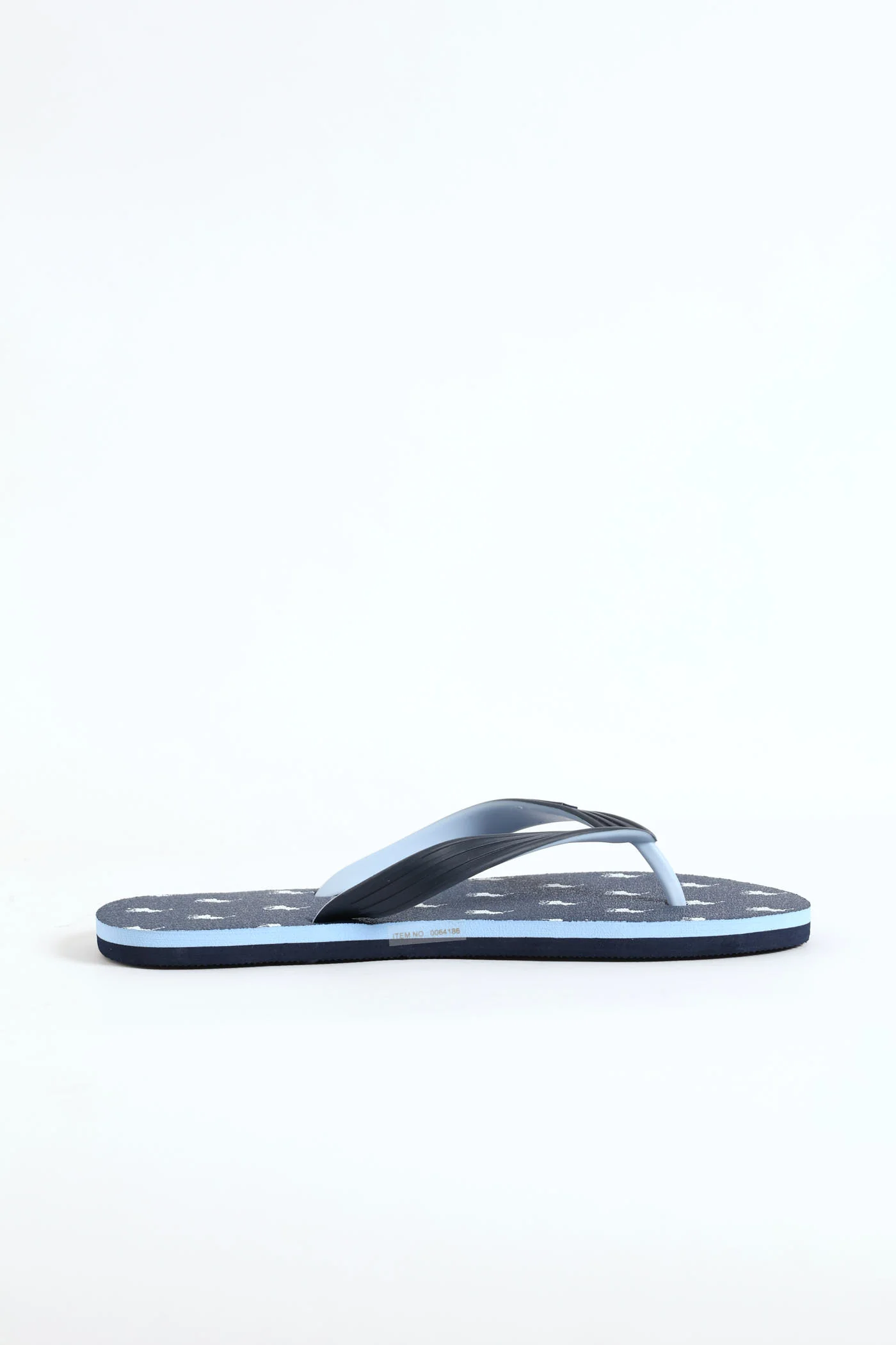 Monogram Flip Flop - Navy/White - Image 2