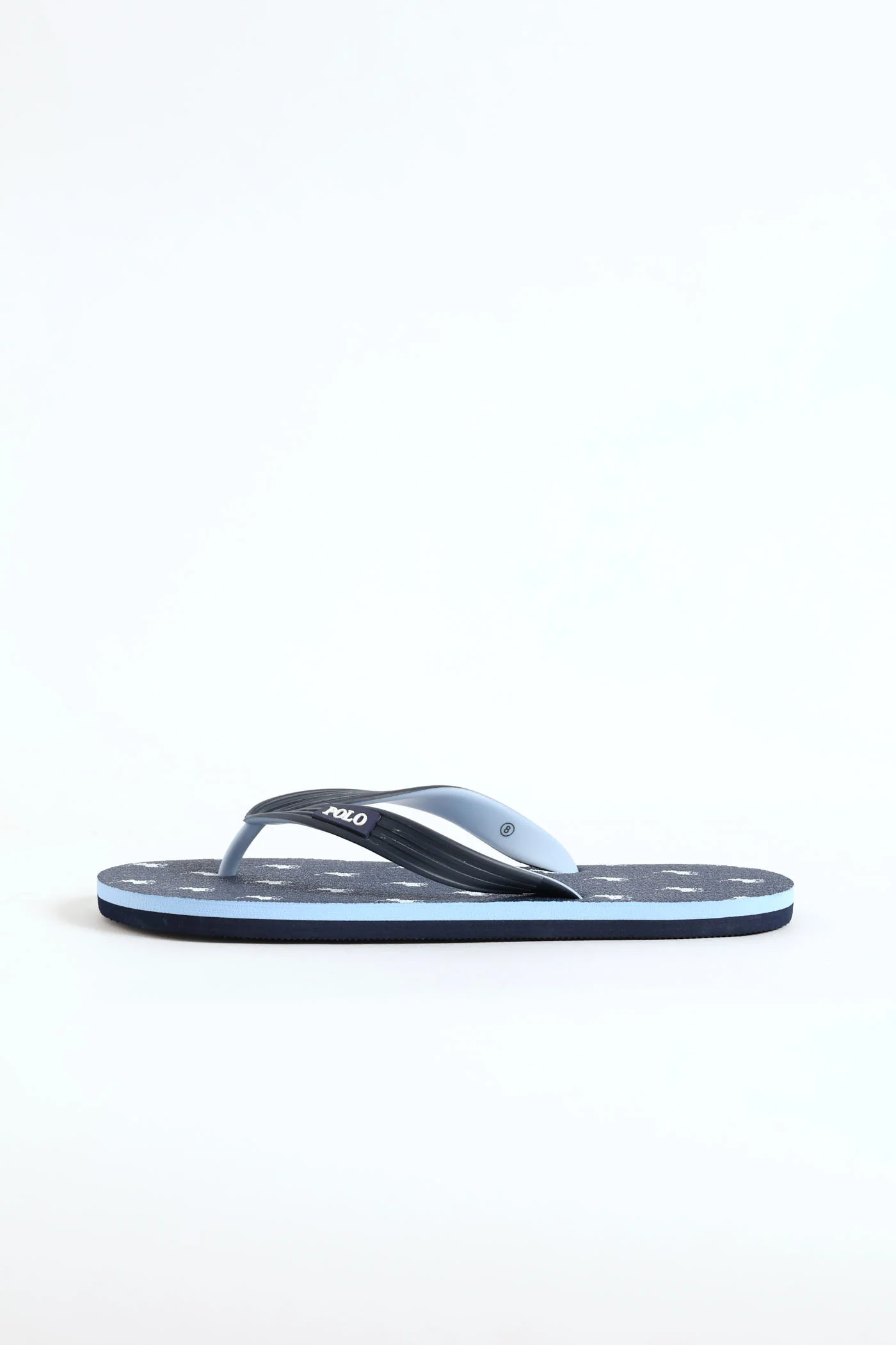 Monogram Flip Flop - Navy/White - Image 4