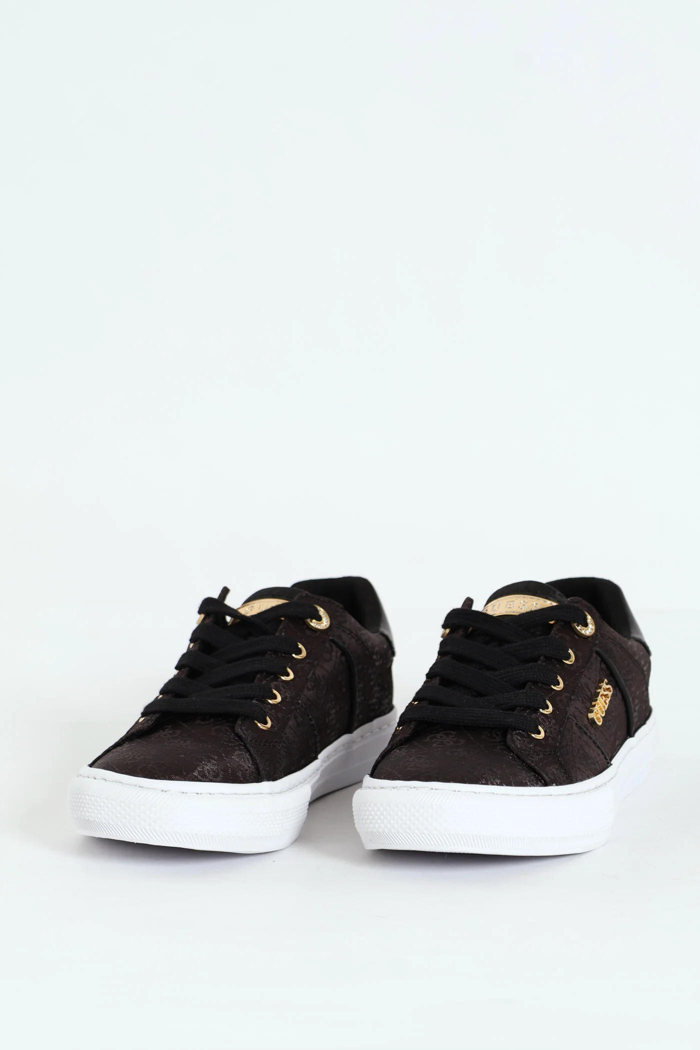 Monogram Lace Up Sneaker - Black - Image 2