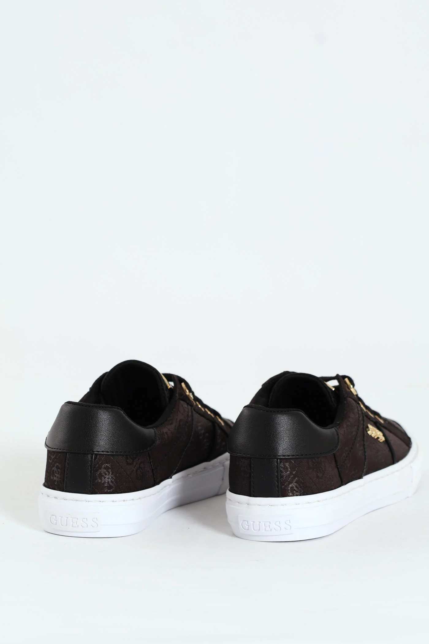 Monogram Lace Up Sneaker - Black - Image 3