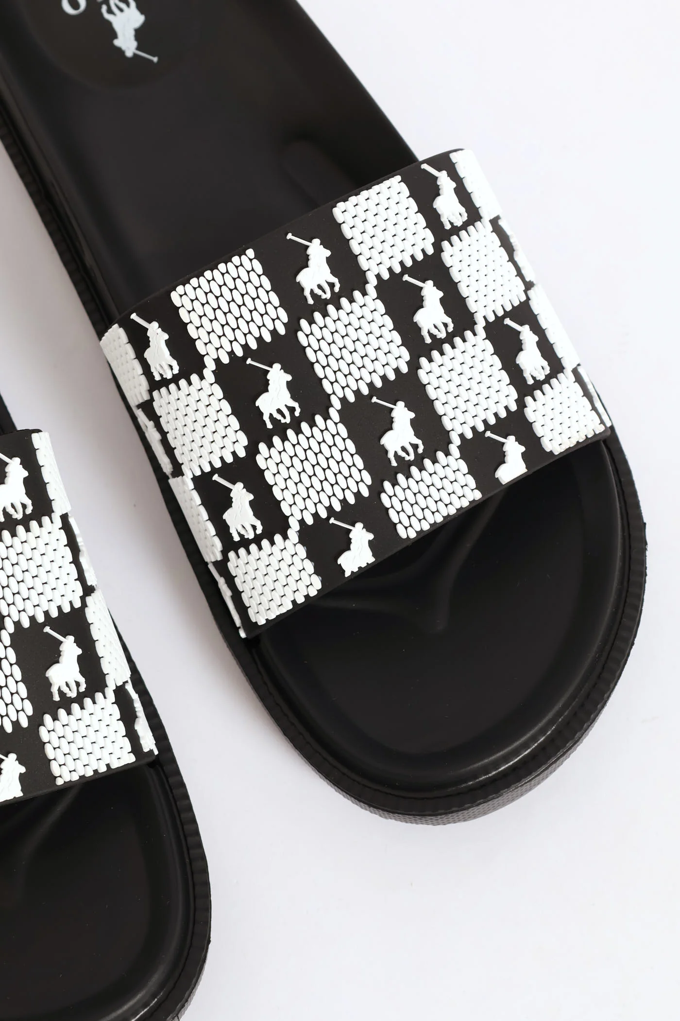 Monogram Pool Sandal - Black/White - Image 3