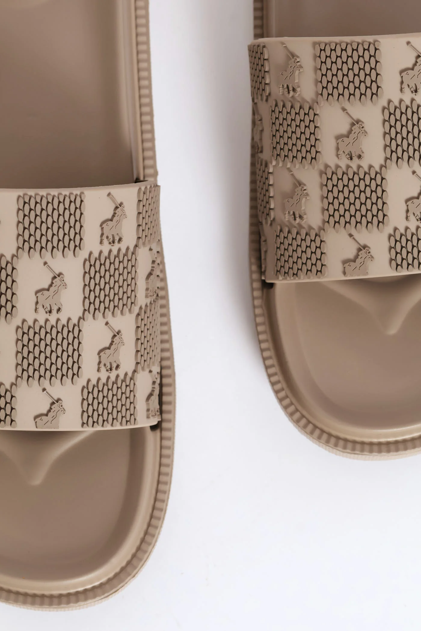 Monogram Pool Sandal - Taupe - Image 2