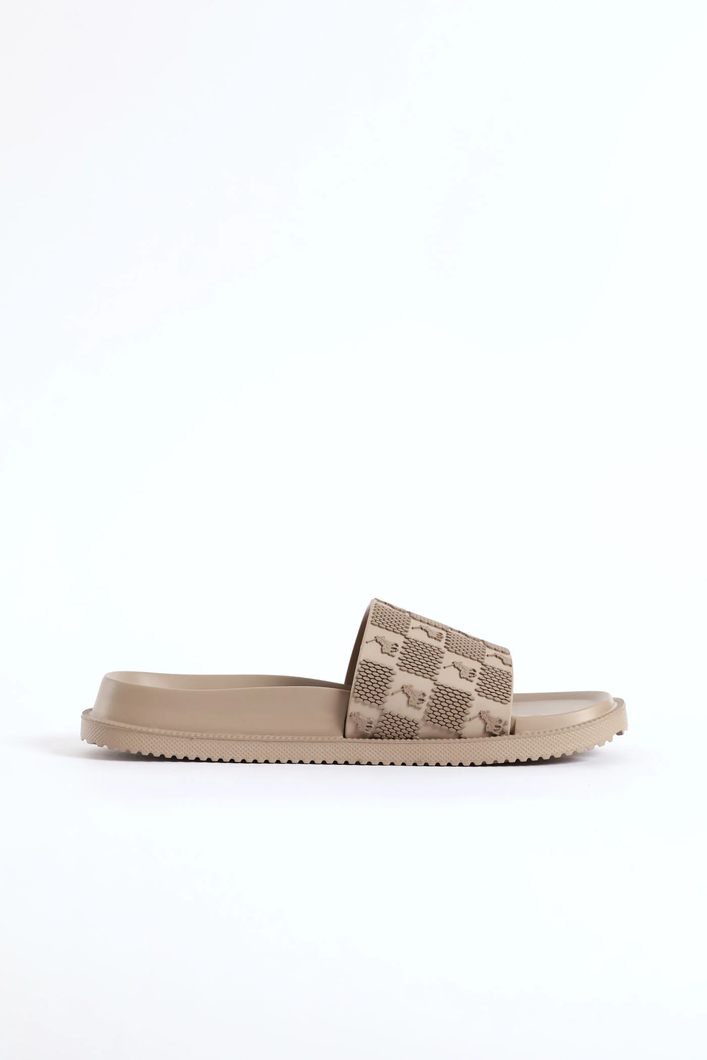 Monogram Pool Sandal - Taupe - Image 3