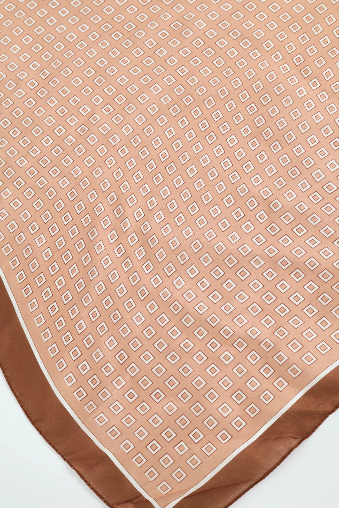 Monogram Satin Feel Scarf - Blush - Image 2
