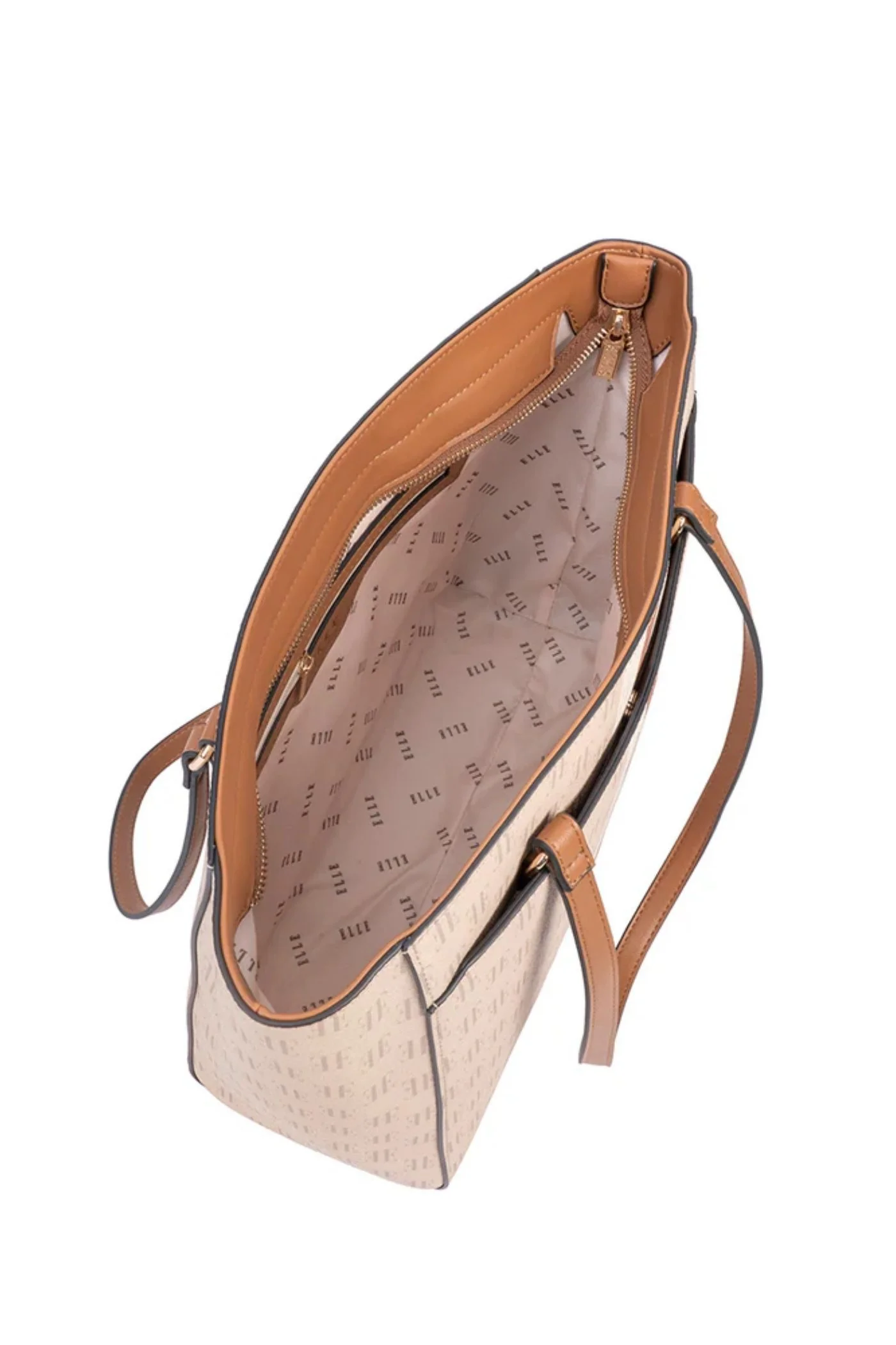 Monogram Tote Bag - Tan - Image 2