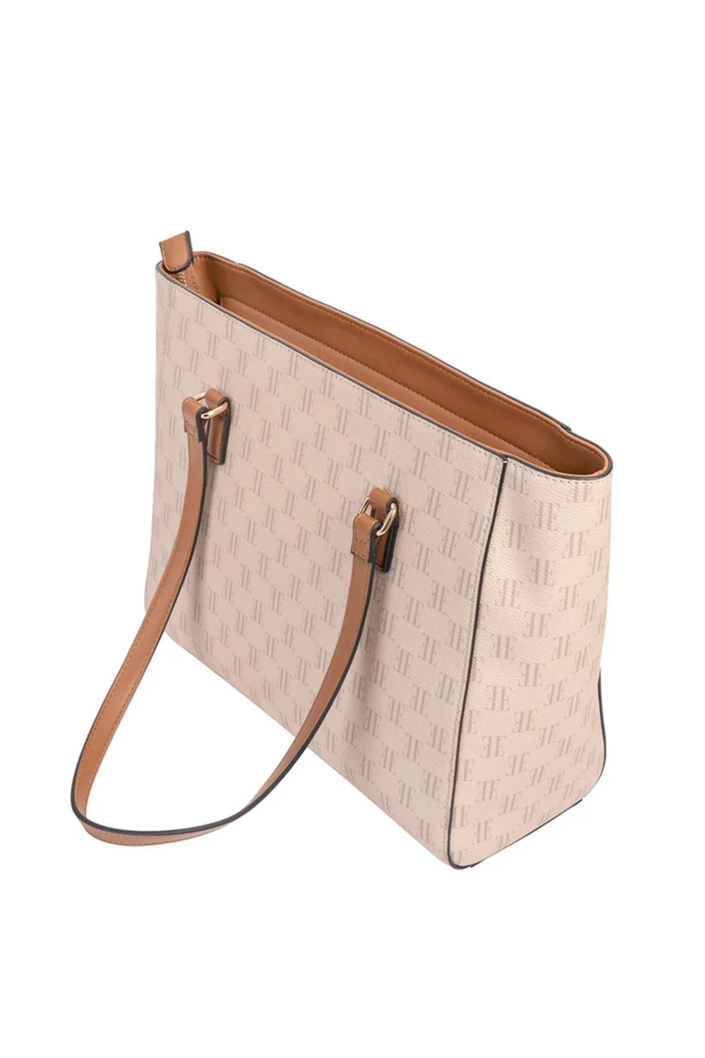 Monogram Tote Bag - Tan - Image 5