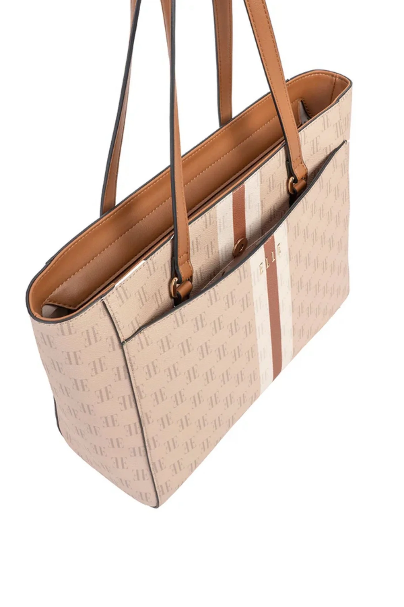 Monogram Tote Bag - Tan - Image 6