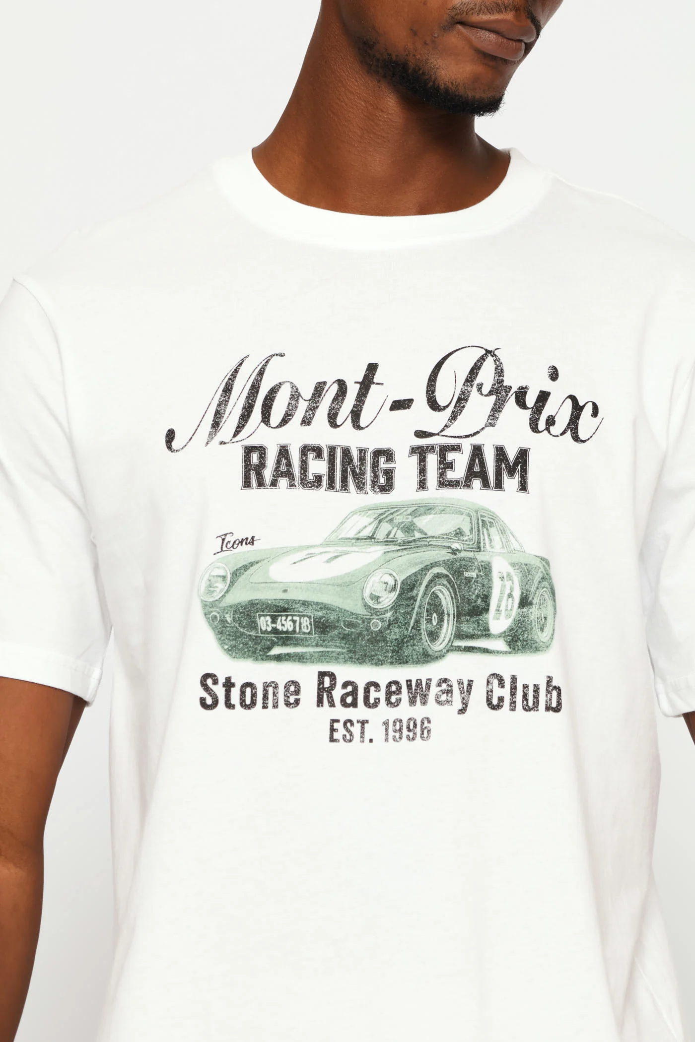Mont Prix Racing Team Tee - White - Image 2