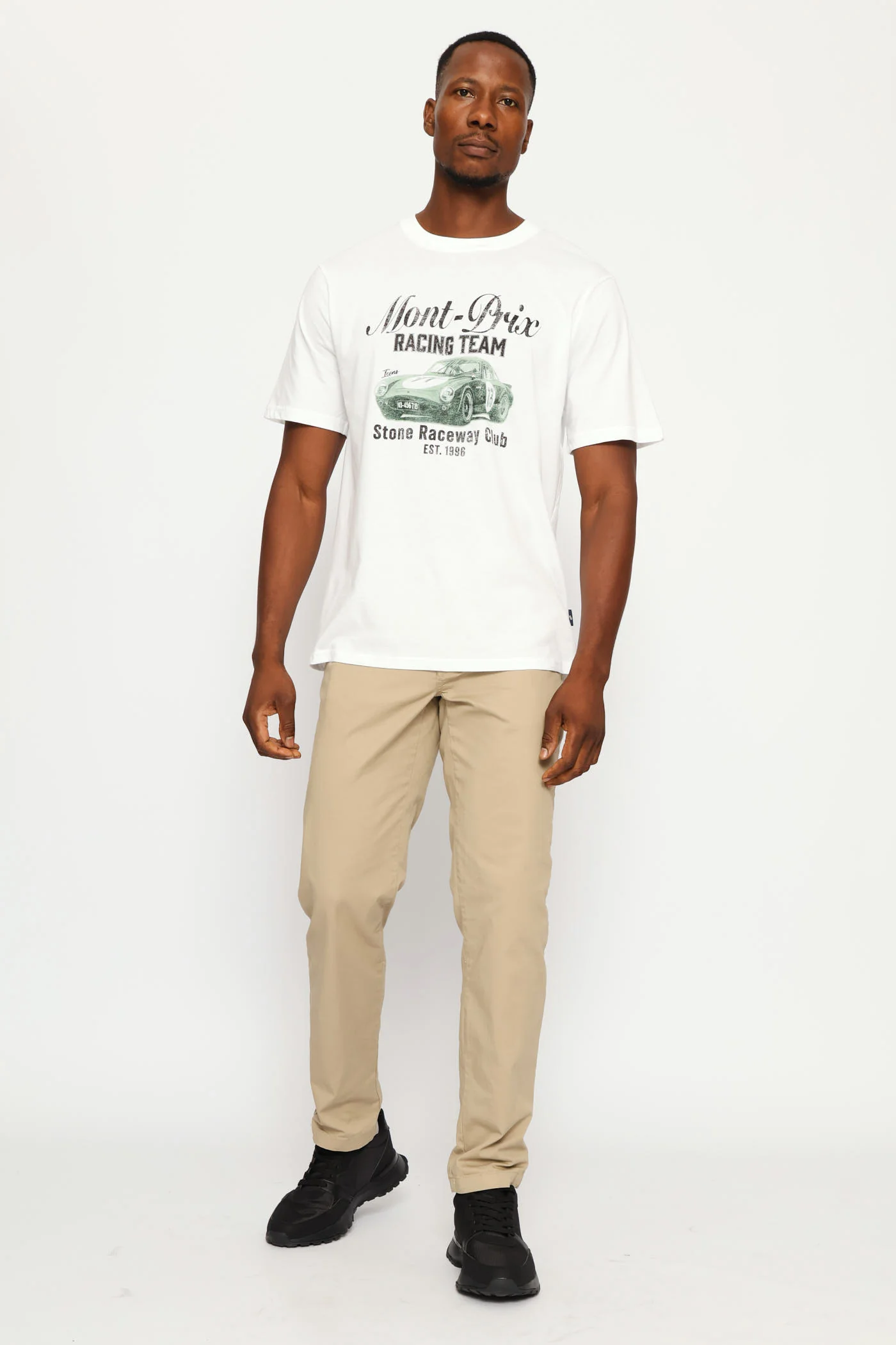 Mont Prix Racing Team Tee - White - Image 5