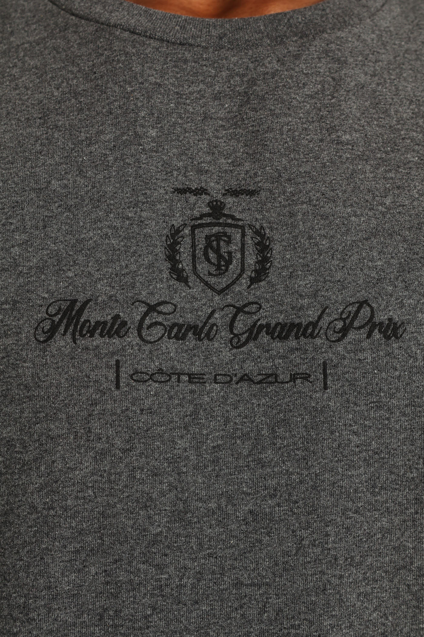 Monte Carlo Grand Prix Tee - Charcoal Melange - Image 4