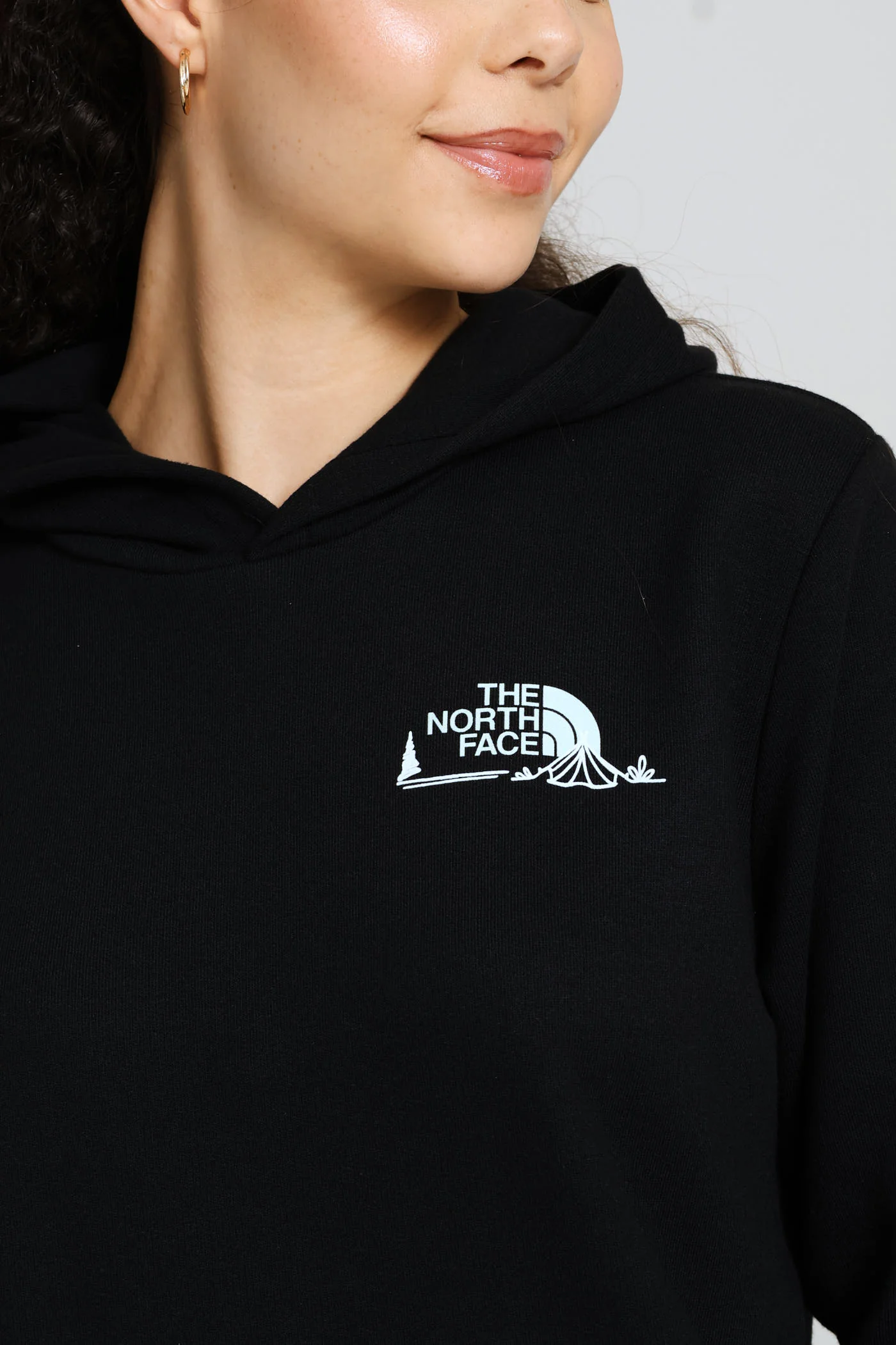 Monte Graphic Regular Hoodie - Black - Image 4