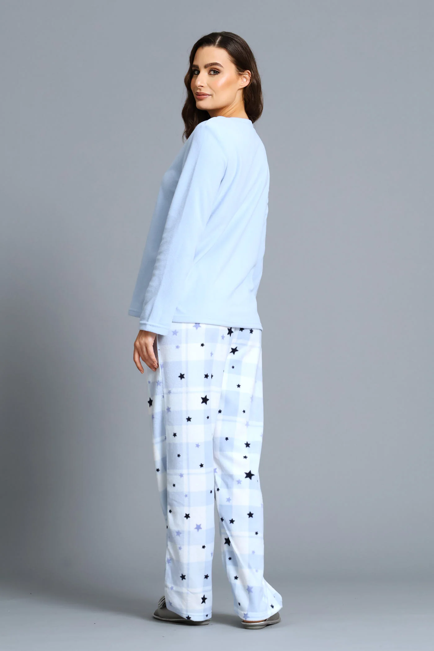 Mothers Day Sorry Im Late Polar Fleece Set - Blue - Image 5