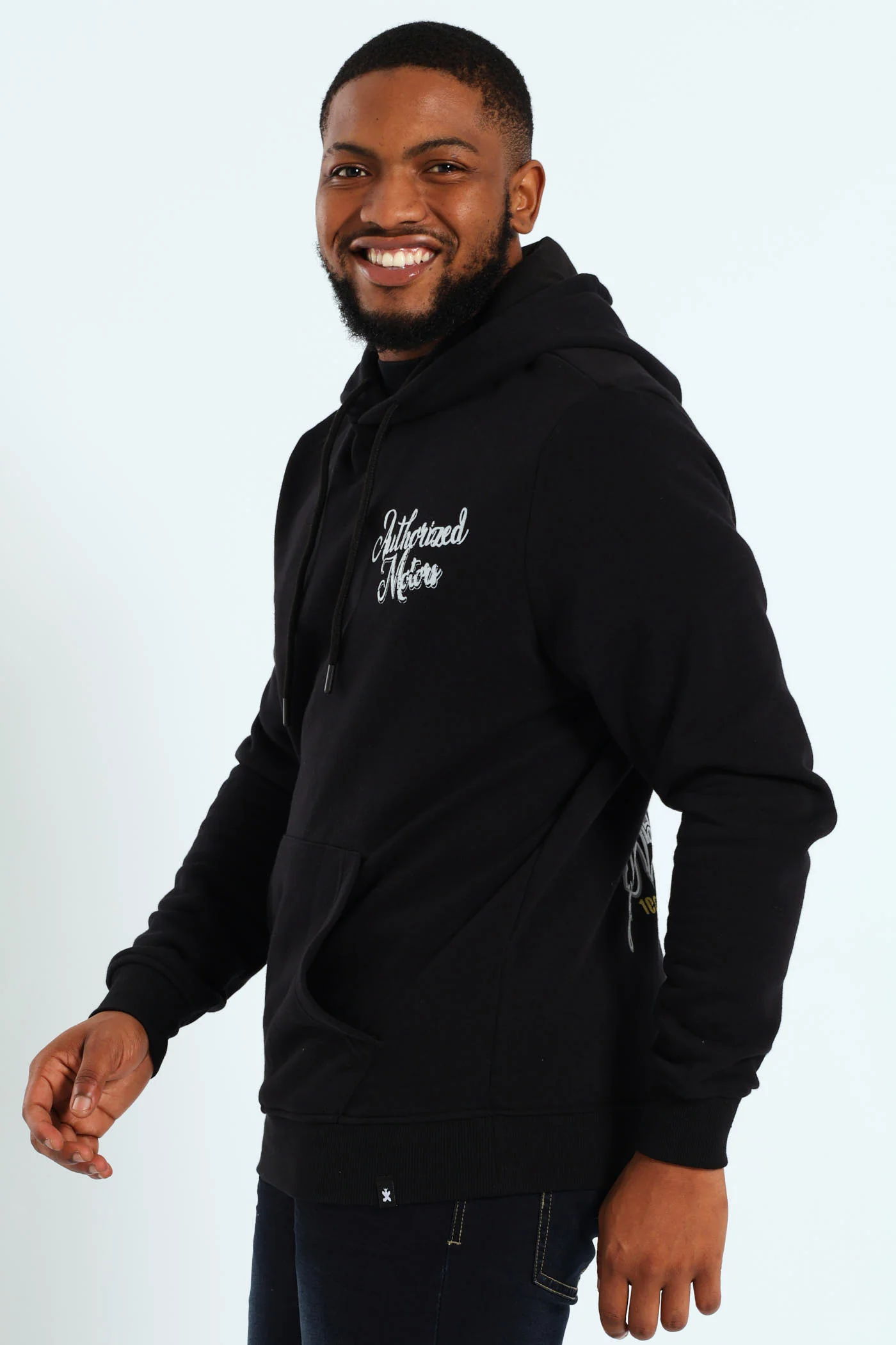 Motor Sport Front & Back Hoody - Black - Image 3