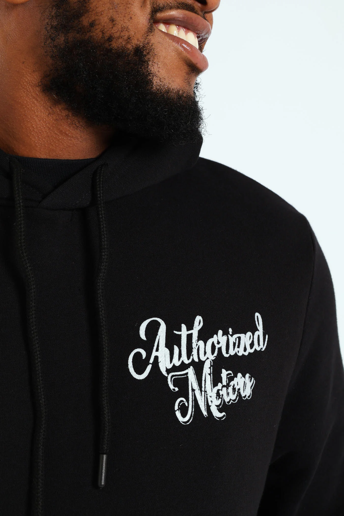 Motor Sport Front & Back Hoody - Black - Image 4