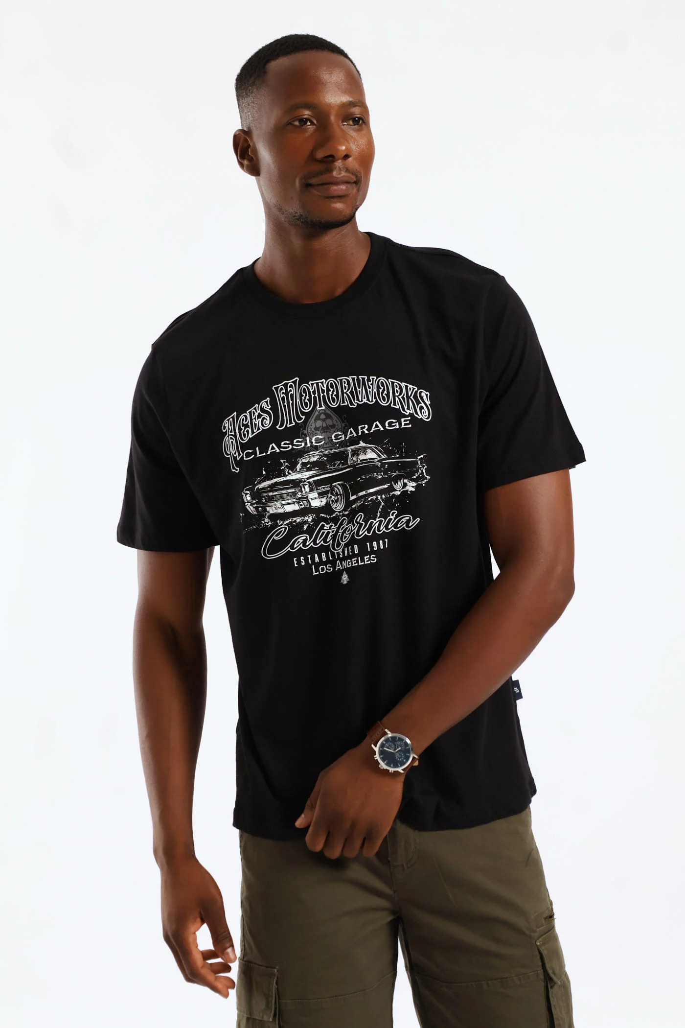 Motorworks Garage Tee - Black - Image 3