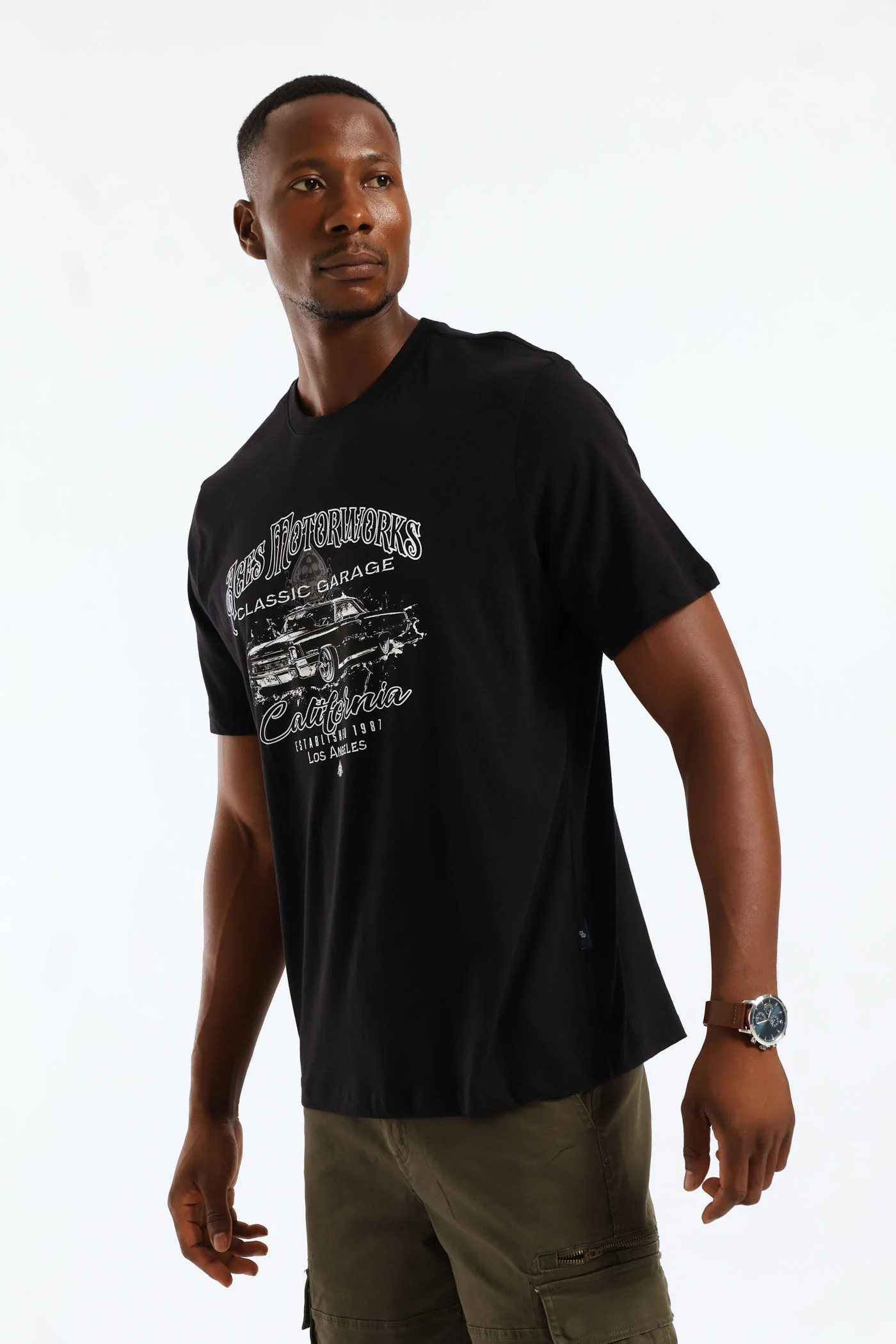Motorworks Garage Tee - Black - Image 4