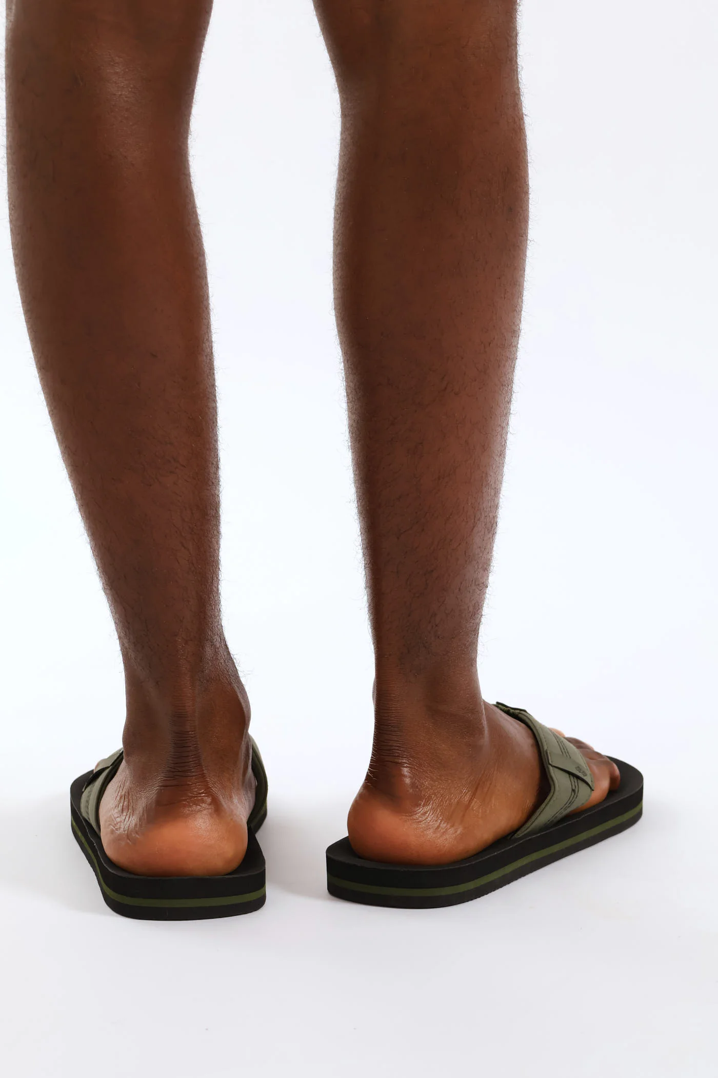 Moulded Footbed Wide Vamp Sandal - Black - Image 4