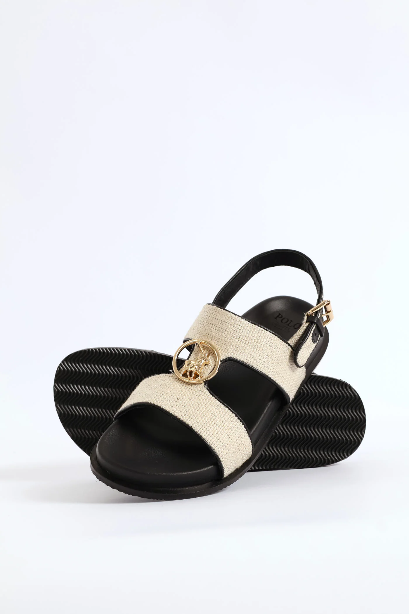 Moulded Trim Sandal - Off White - Image 5