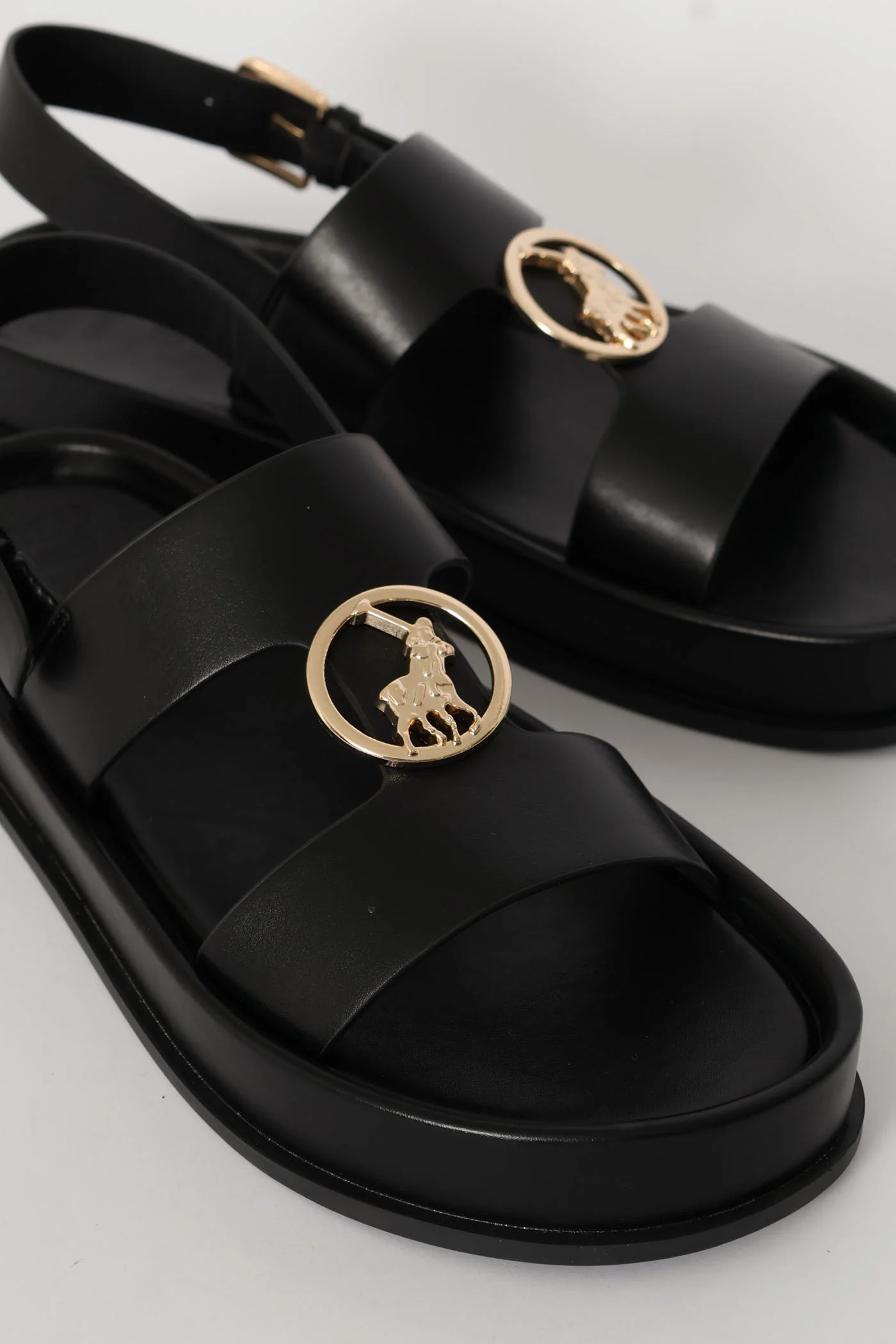 Moulded Unit Trim Sandal - Black - Image 4