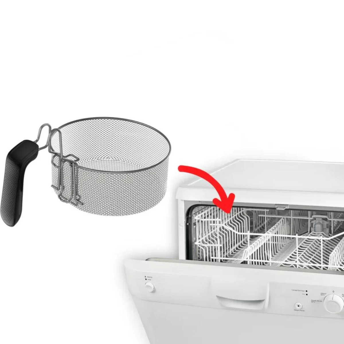 Moulinex Uno M Fixed Bowl Stainless Steel Deep Fryer - Silver - Image 6