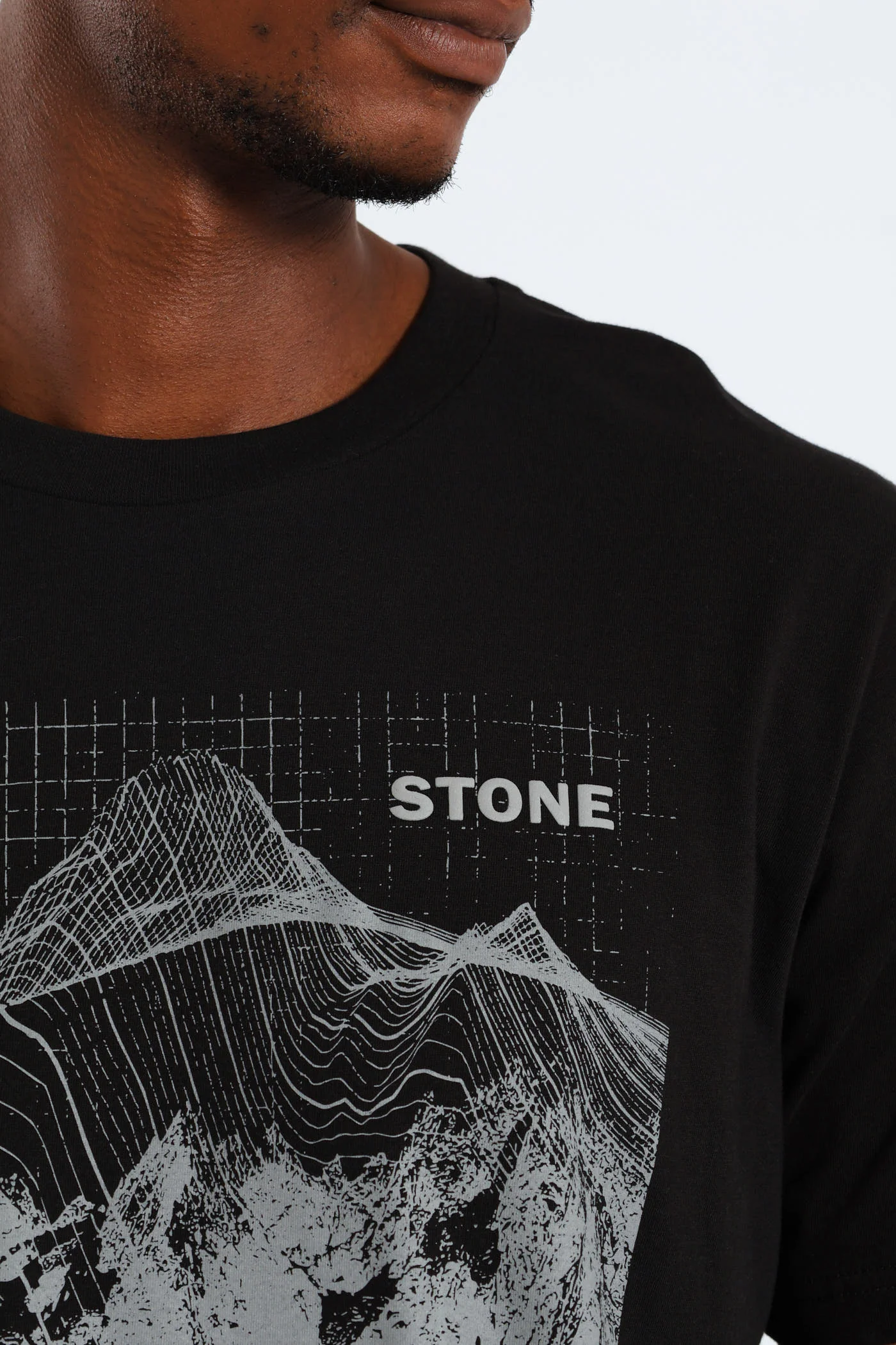 Mount Topographic Tee - Black - Image 2