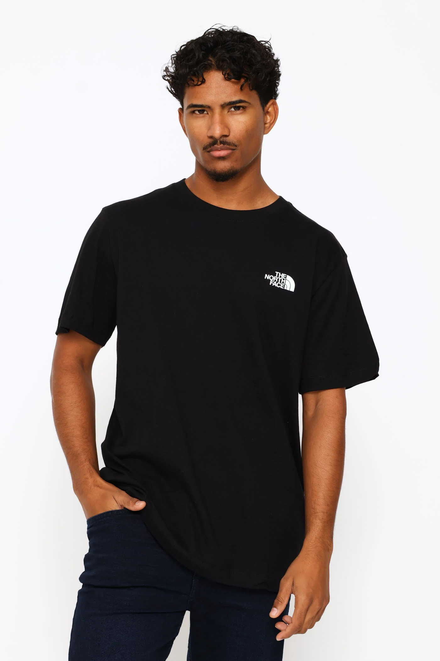 Mountain Sketch Regular Tee - Black - Image 4