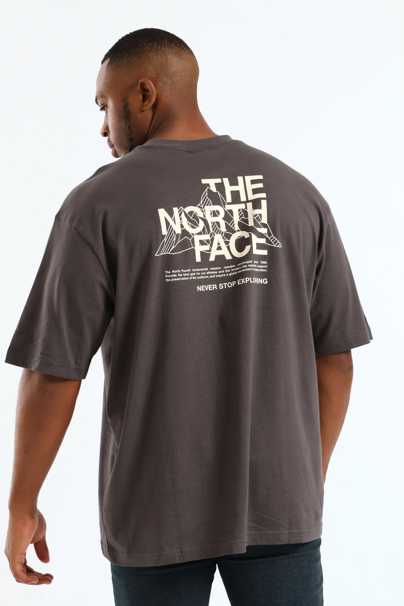 Mountain Sketch Tee - Charcoal - Image 2