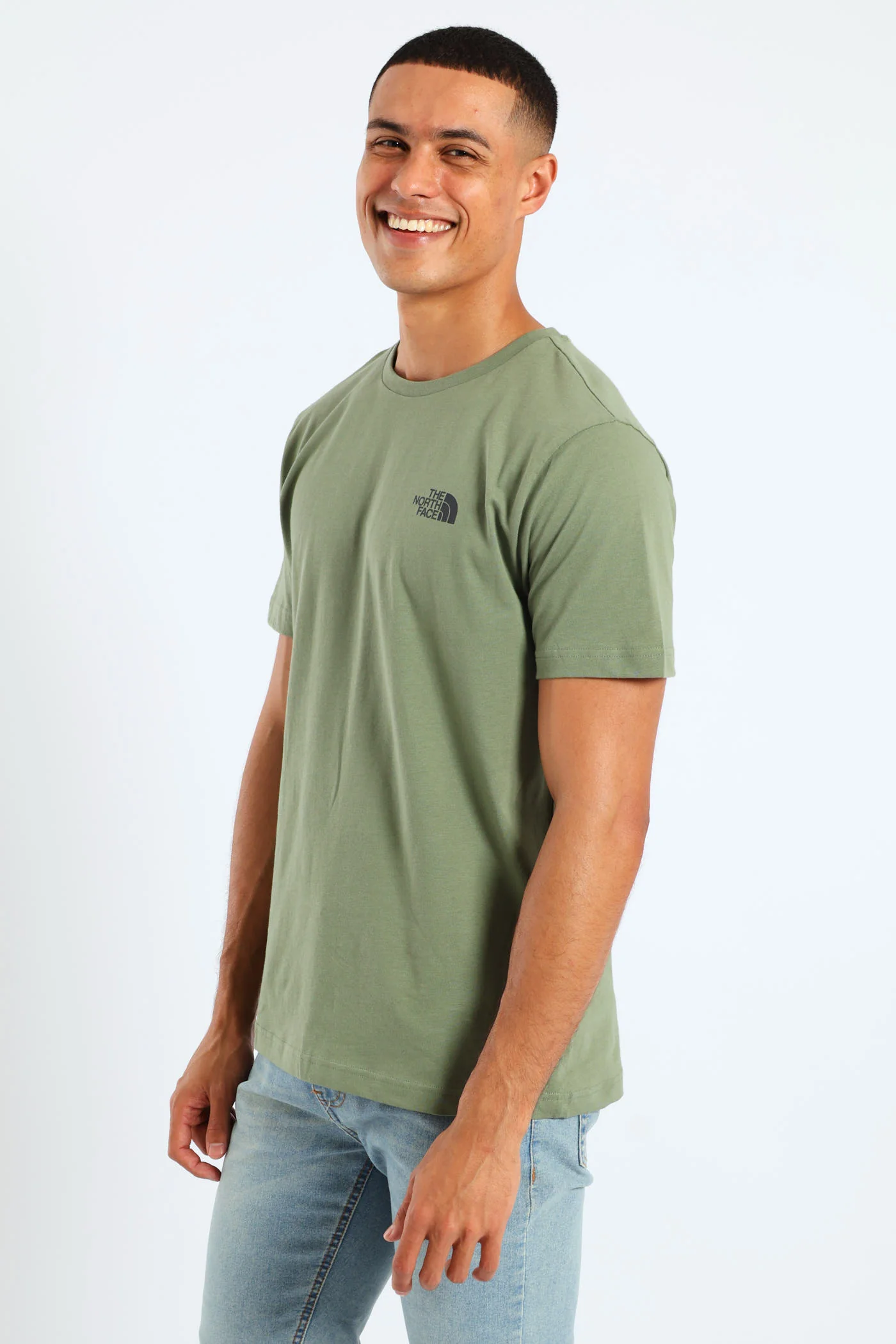 Mountain Sketch Tee - Olive - Image 3